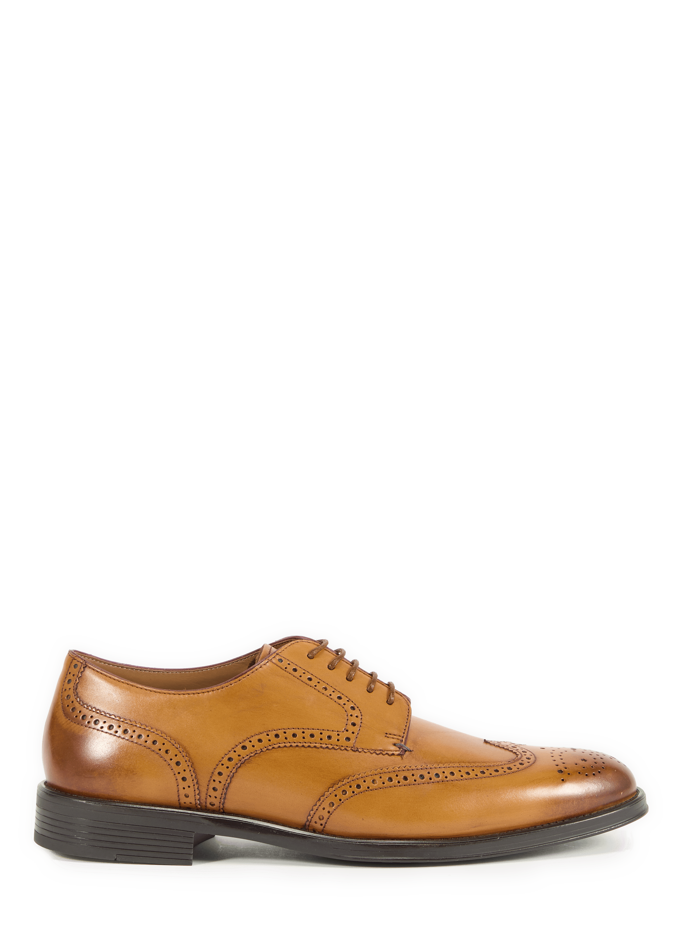 Cut-out cow leather derbies PAUL SMITH Brown
