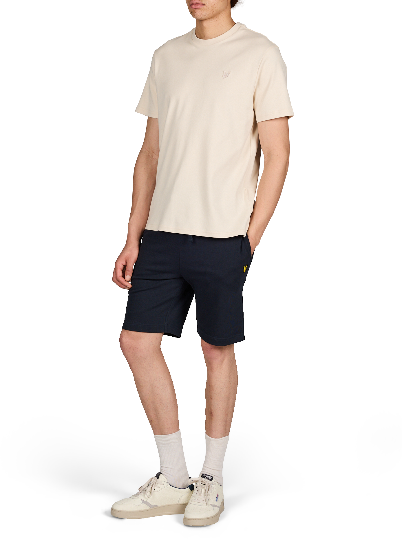 T-shirt en coton LYLE & SCOTT Beige