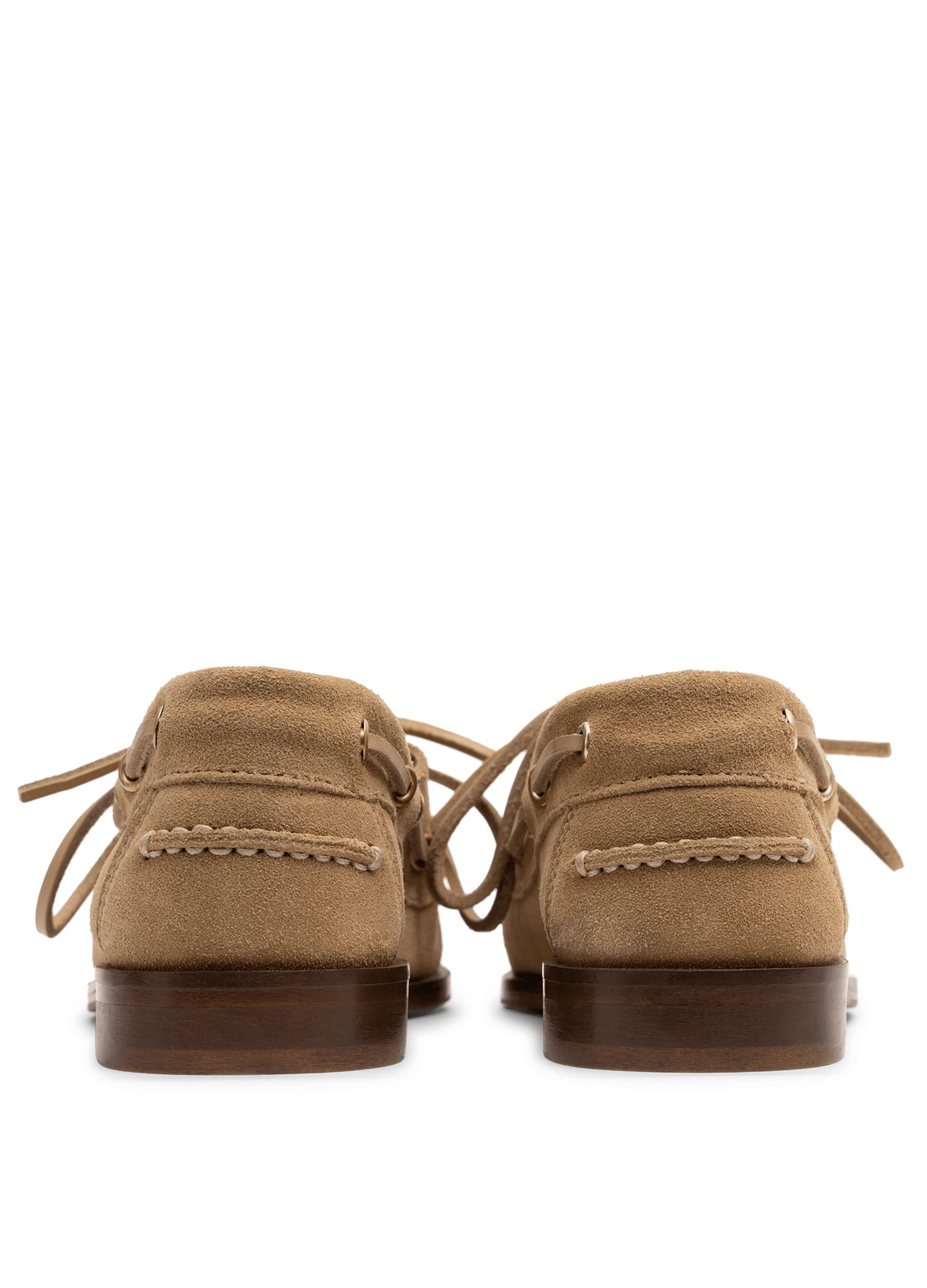 Mocassins colombia en veau velours PARALLELE Beige