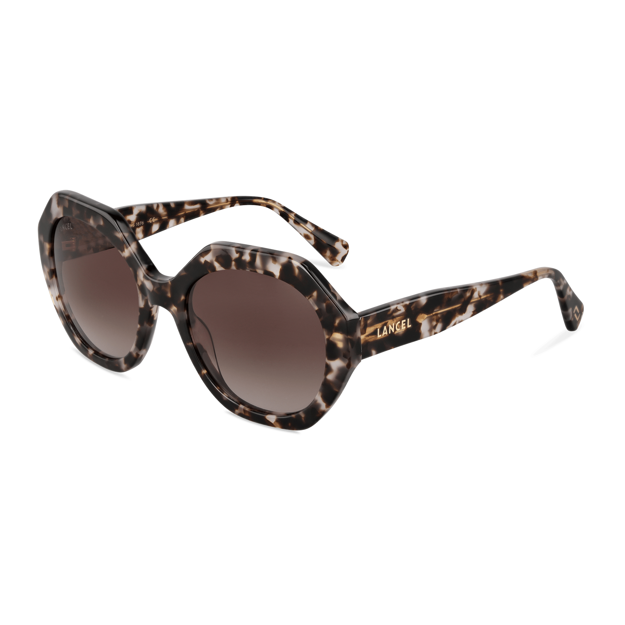 Lunettes de soleil octavie de lancel en acétate LANCEL Marron