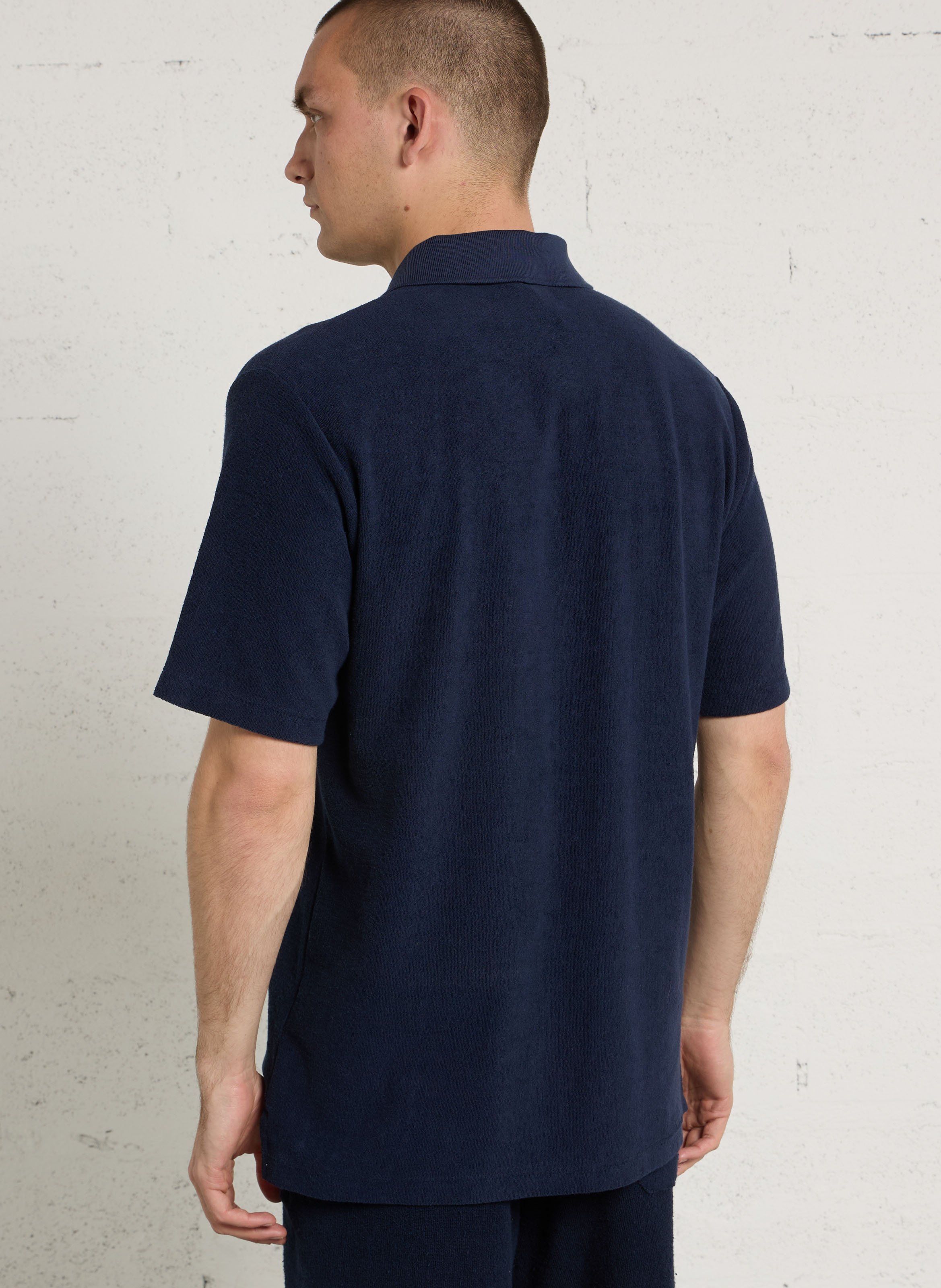 Polo oversize en coton heritage ARMOR-LUX Bleu