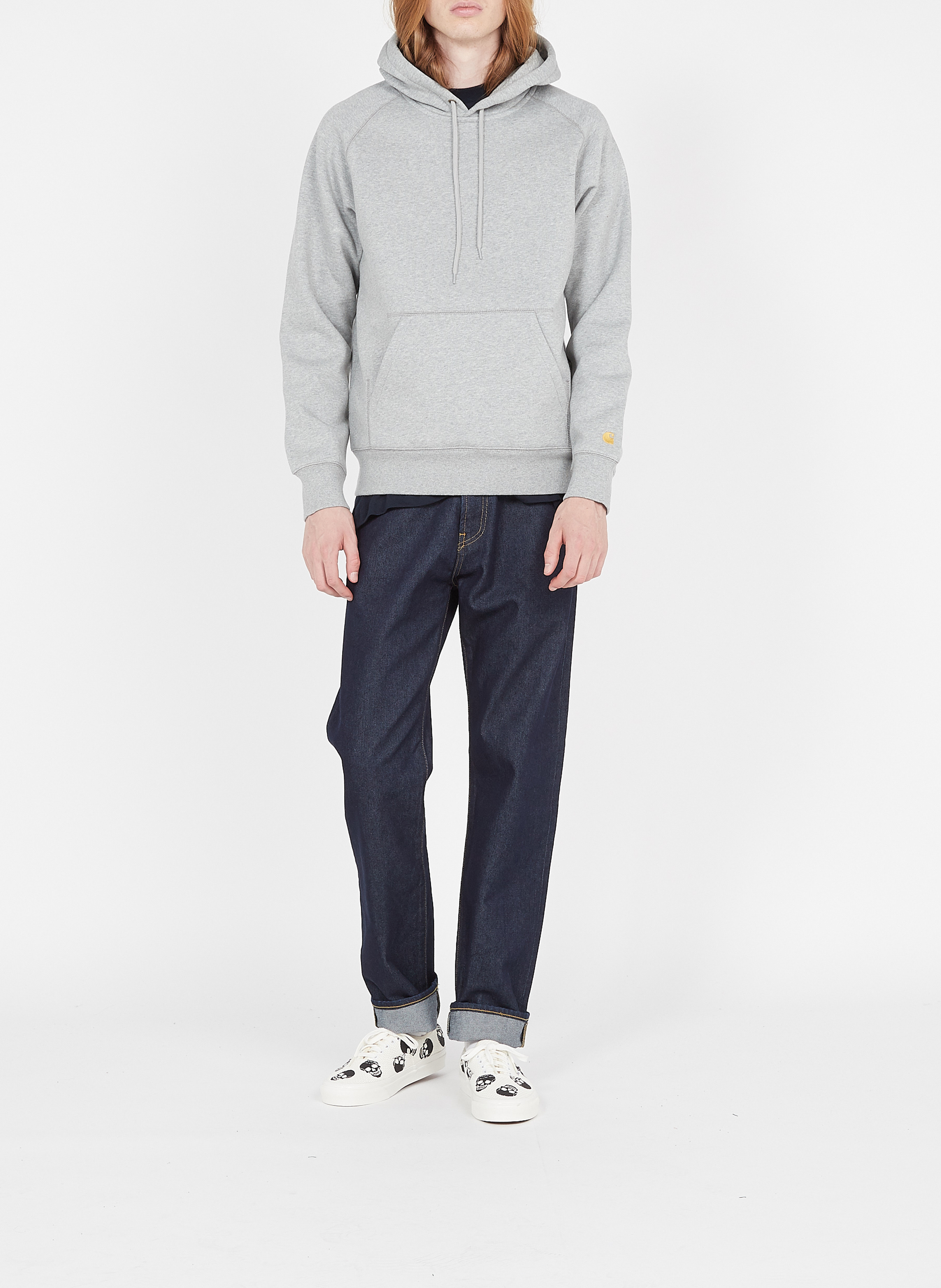 Hoodie chase CARHARTT WIP Gris