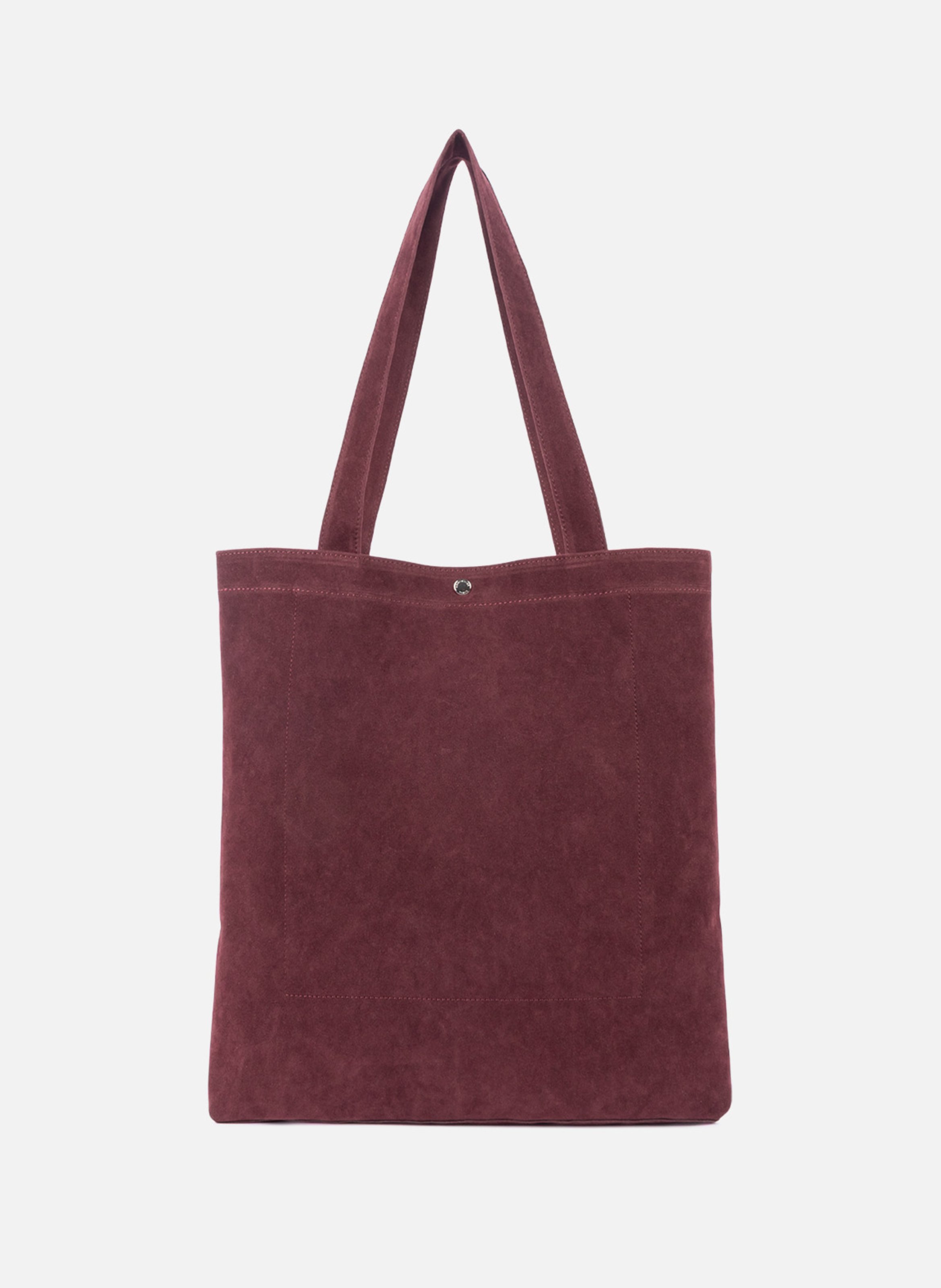 Sac cabas épaule - suédine kba | Rouge LANCASTER Femme