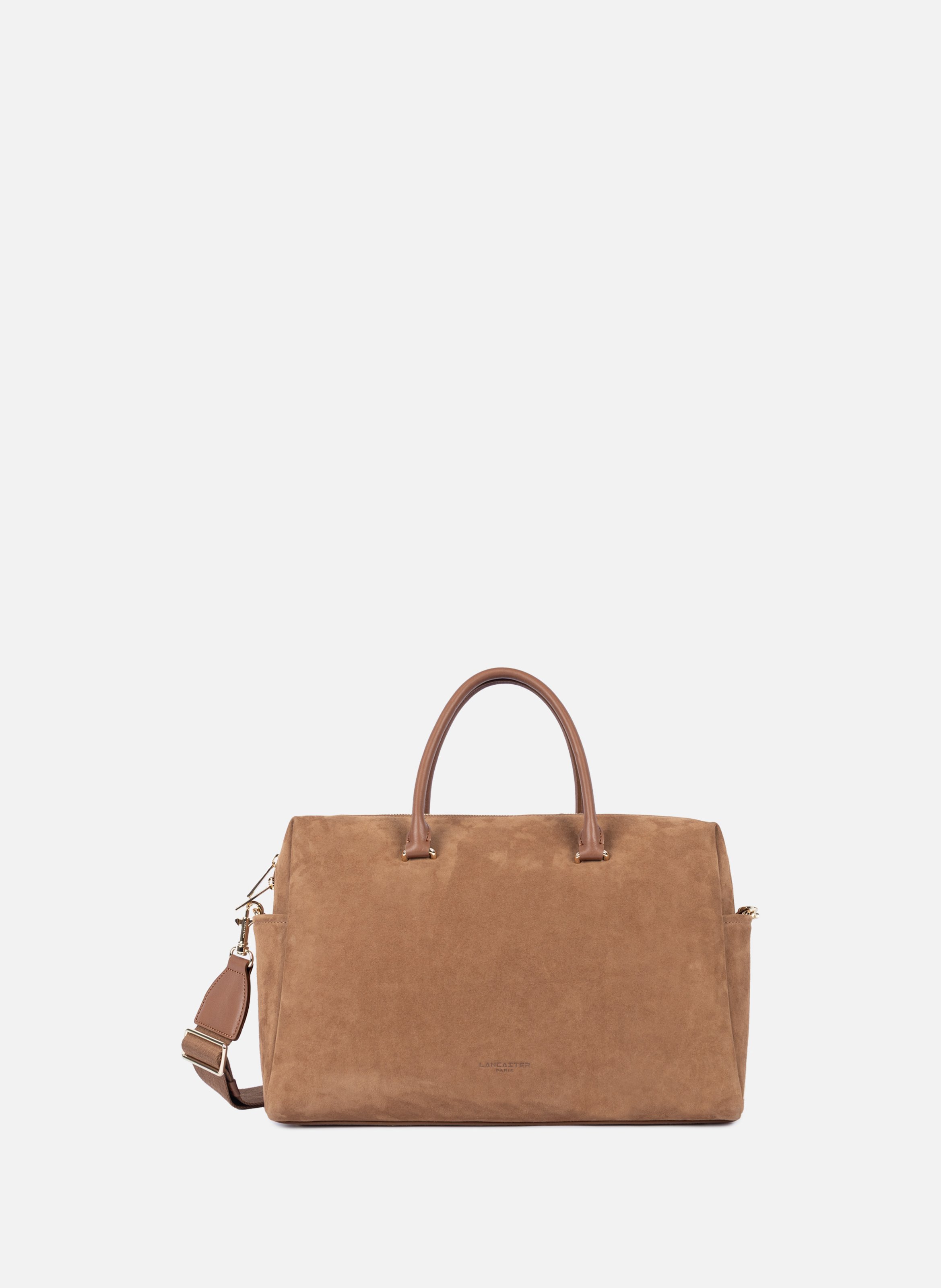 Handtas - suède kubus LANCASTER Bruin
