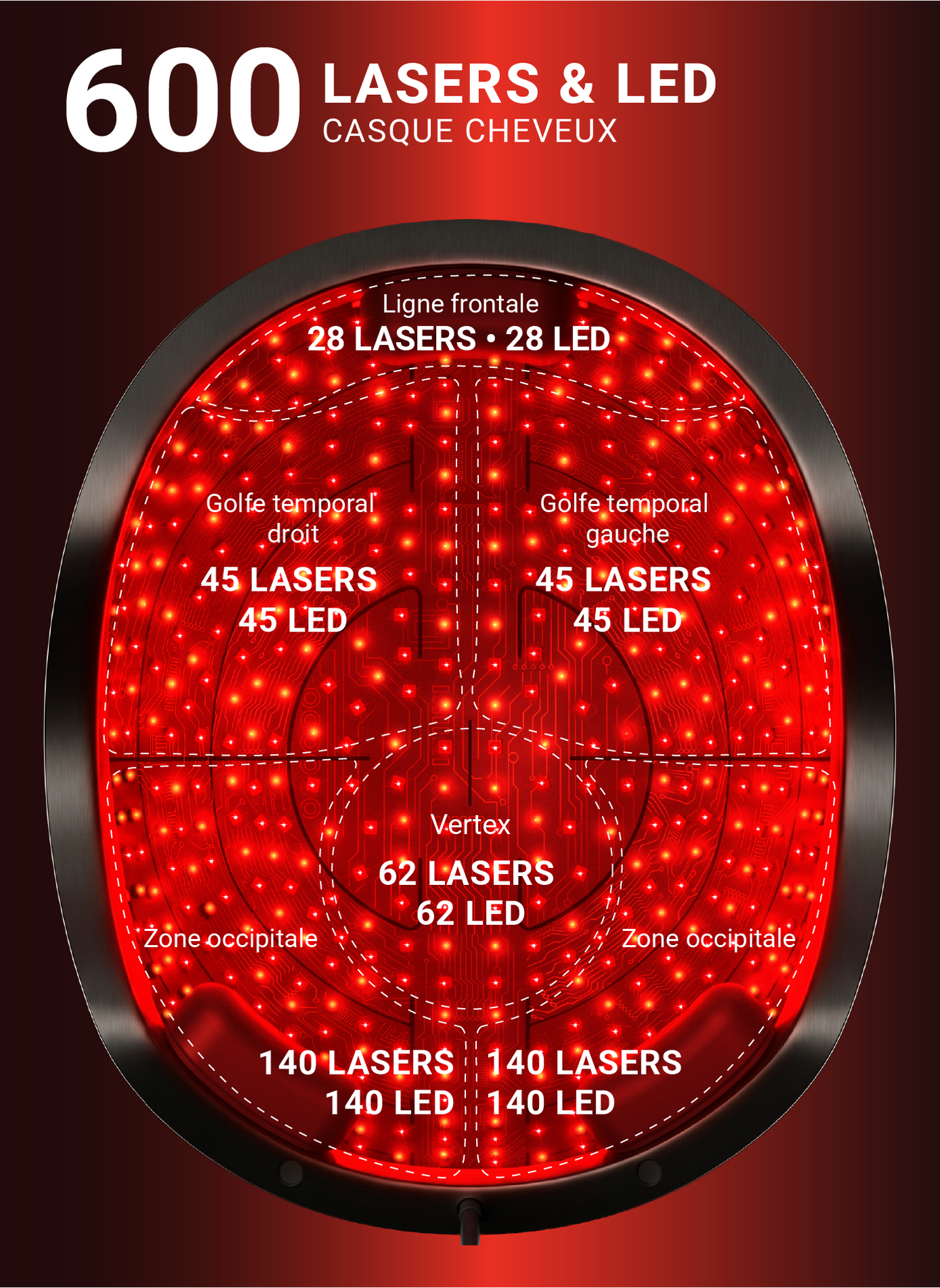 Laser- & LED-Helm Expert X600 NOOANCE No color