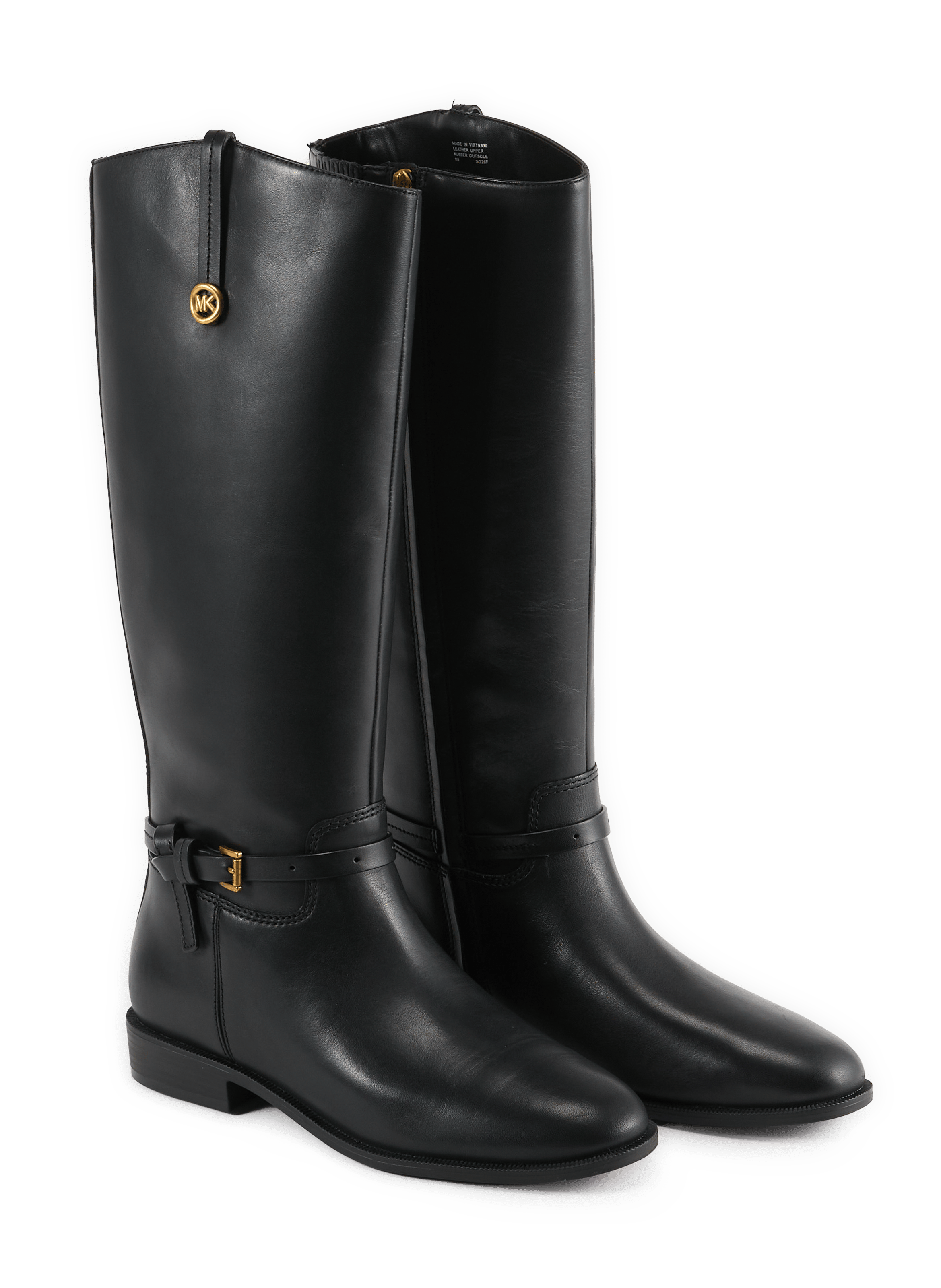 Beverly Leather Zip Boots MICHAEL KORS Black