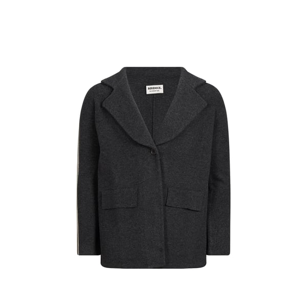 Blazer droit en laine uni Blazer droit en laine uni