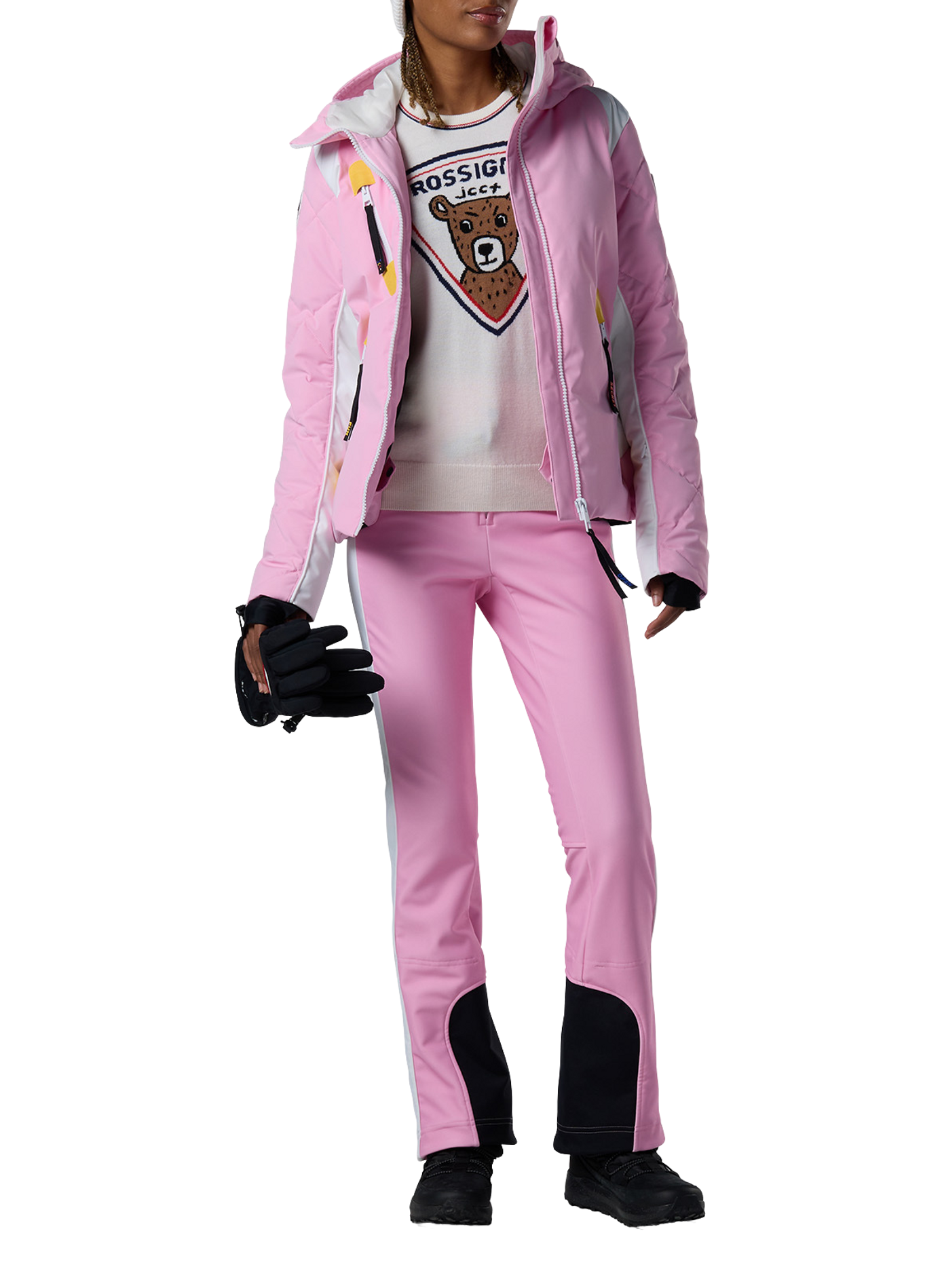 Gerade Skihose ROSSIGNOL Rosa