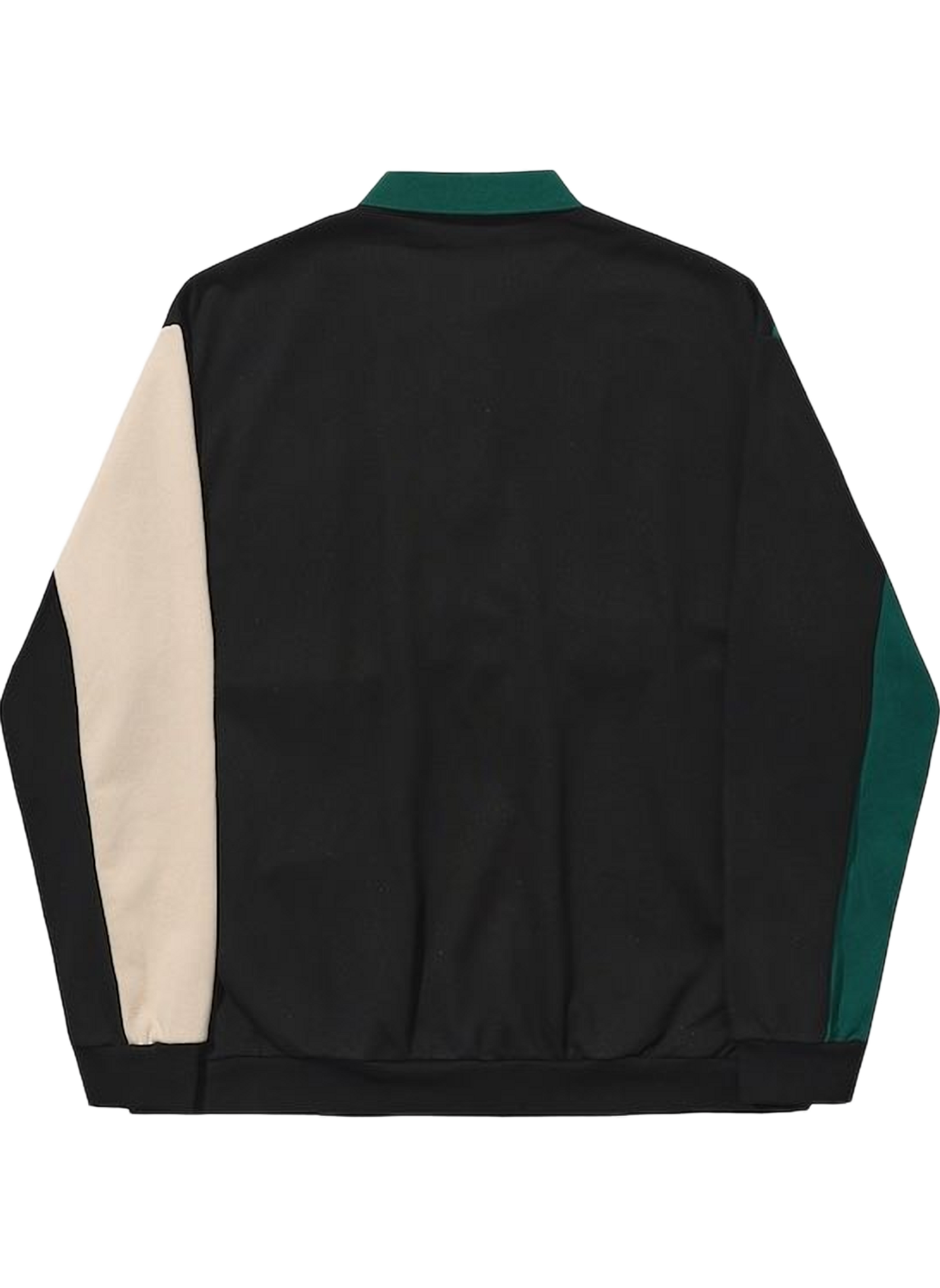 Gerade geschnittenes Sweatshirt-Poloshirt mit Muster HELAS CAPS Grun