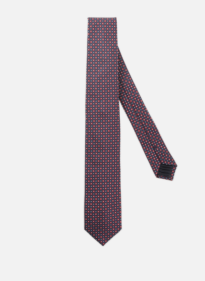 ربطة عنق حريرية بأشكال هندسية au printemps paris