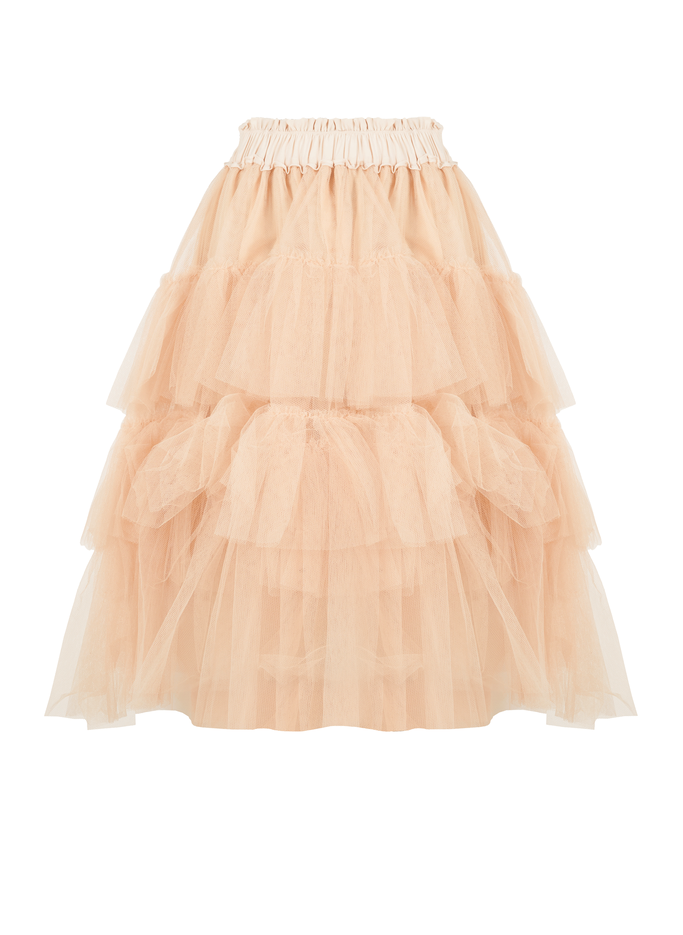 Jupe en tulle à volant
