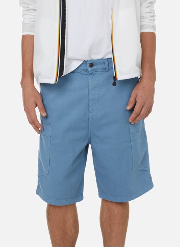 Recycled cotton Bermuda shorts Green by SAISON 1865 SAISON 1865 Recycled cotton Bermuda shorts Green