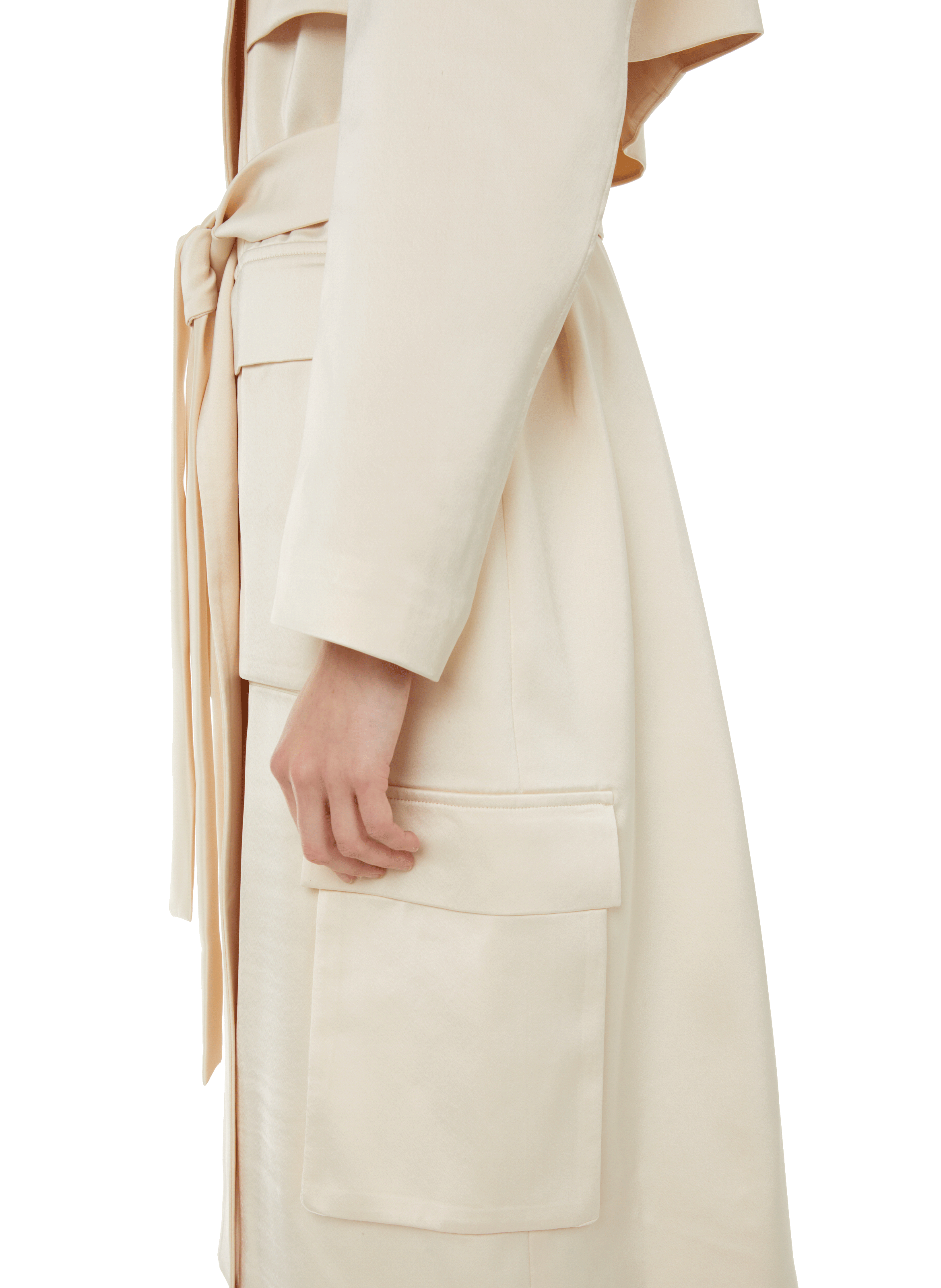 Trench satiné SELMACILEK Beige