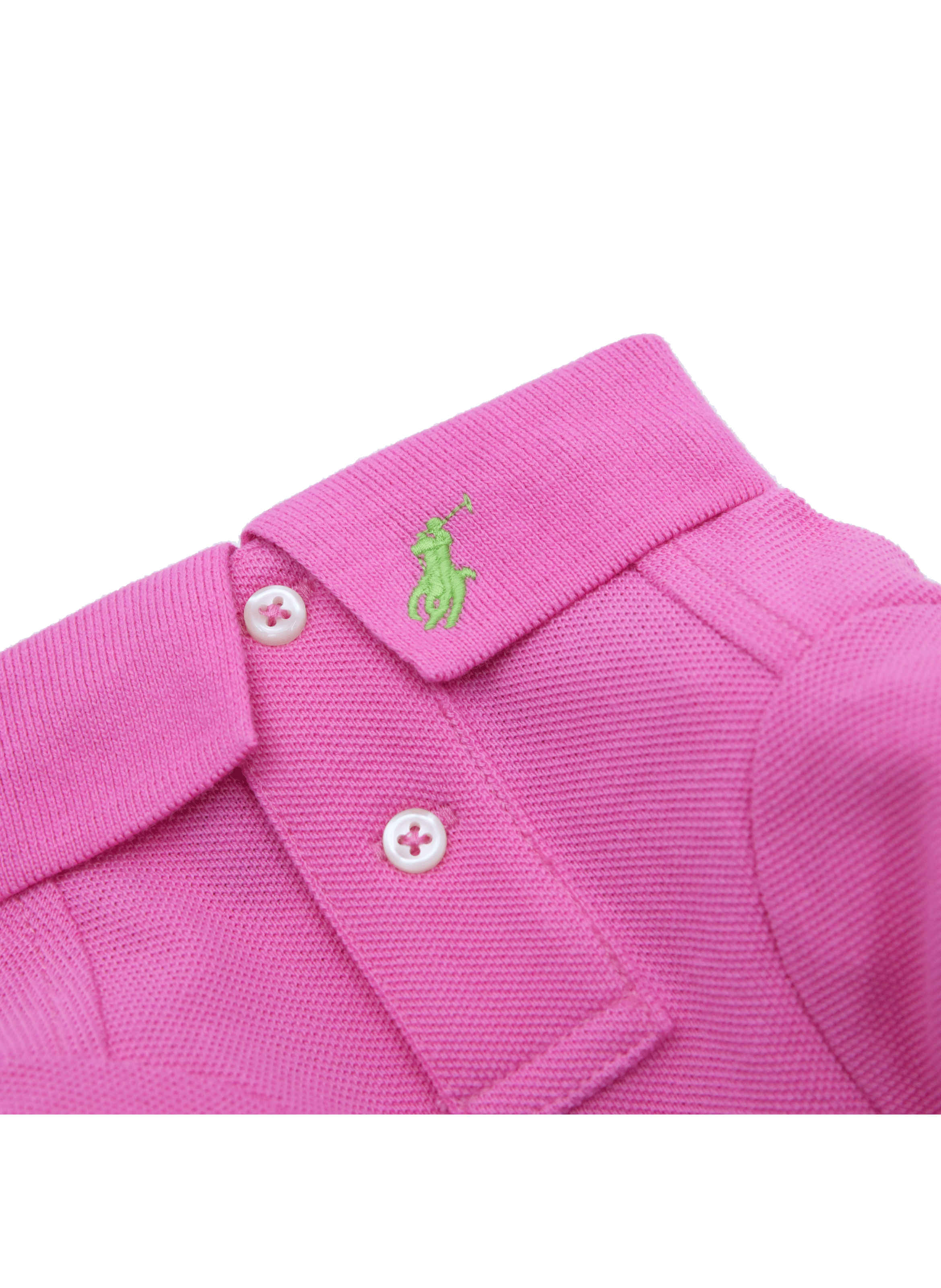 Polo pour chien en coton Rose