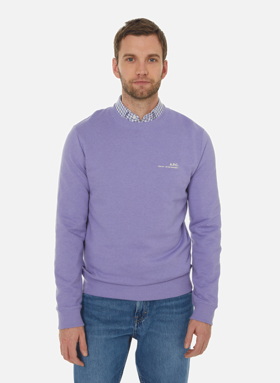 A.P.C. Sweatshirt en coton Violet