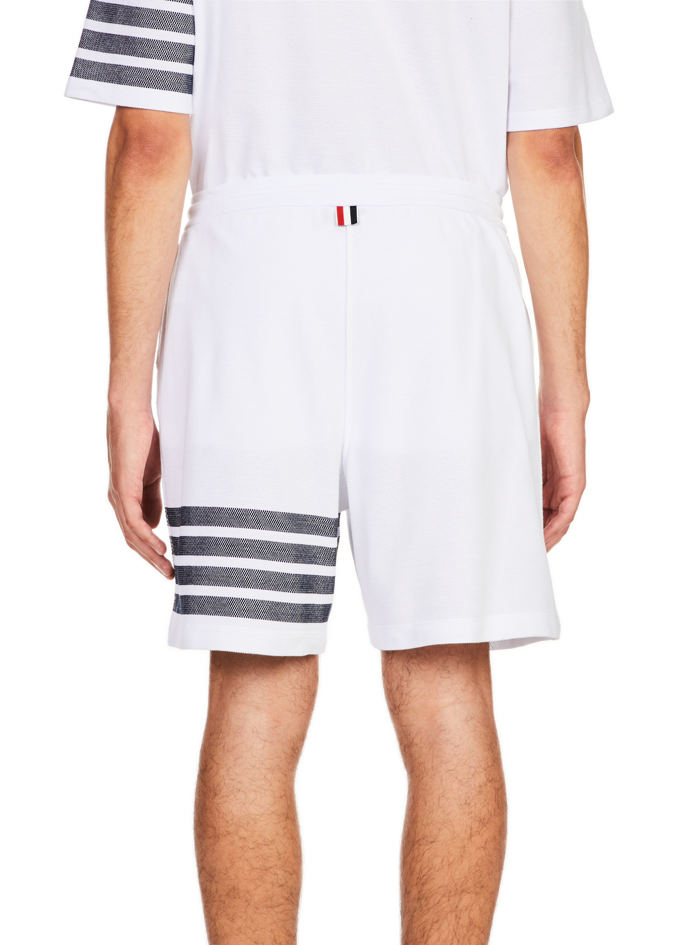 Piqué shorts THOM BROWNE White