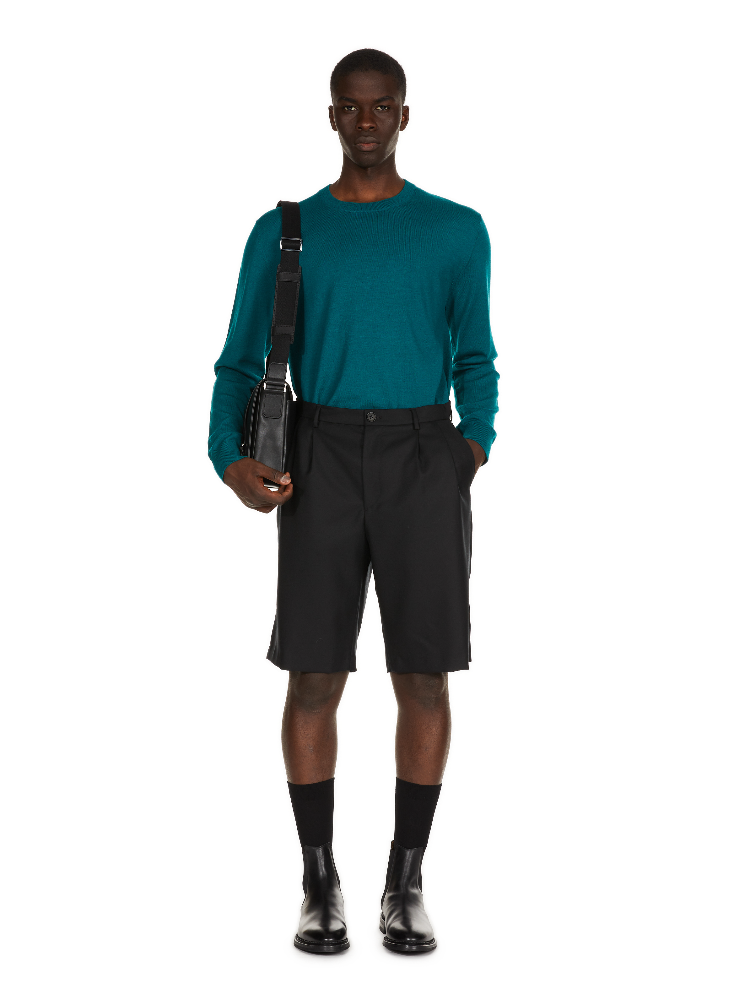 Elif leather handbag SAISON 1865 Black