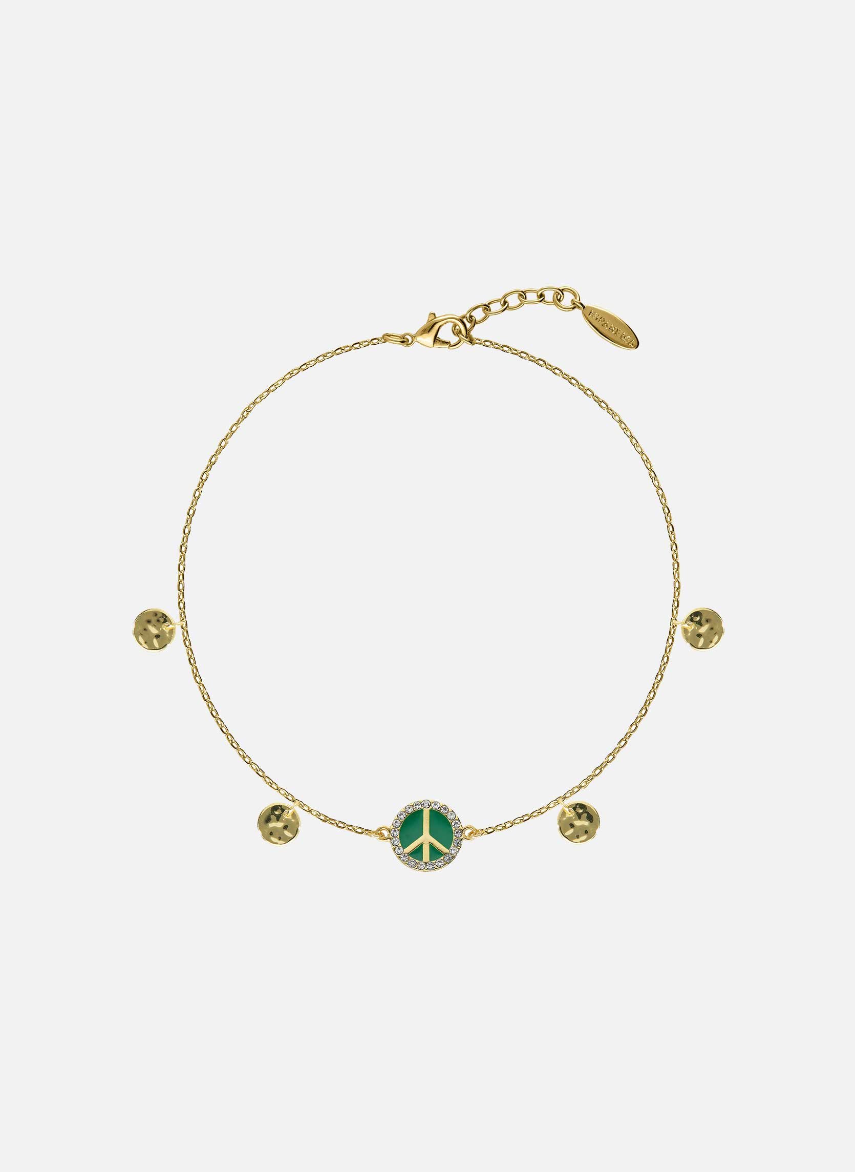 Bracelet chaîne avec pampilles joyful HIPANEMA Vert