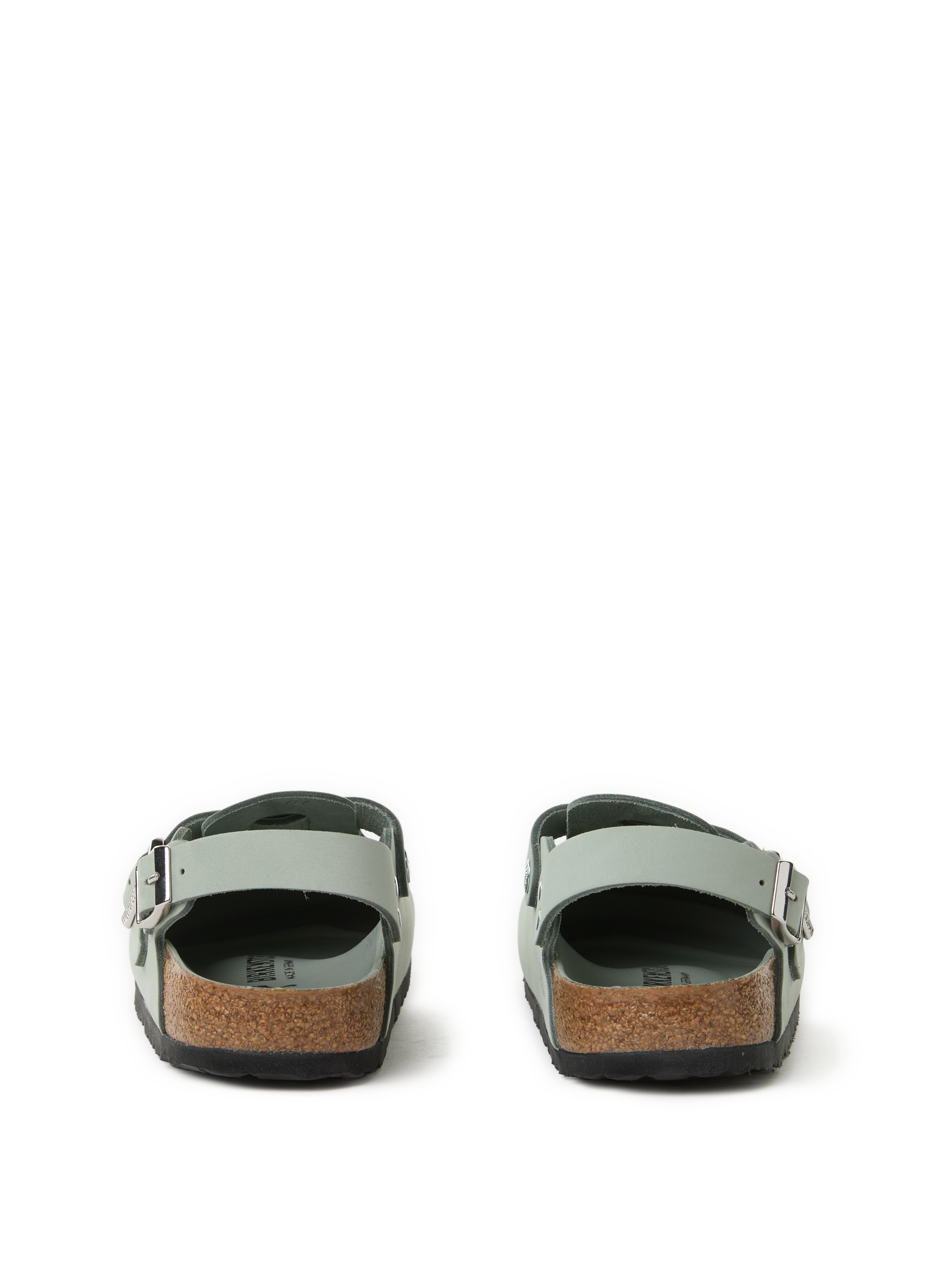 Mules en cuir Arizona BIRKENSTOCK Bleu