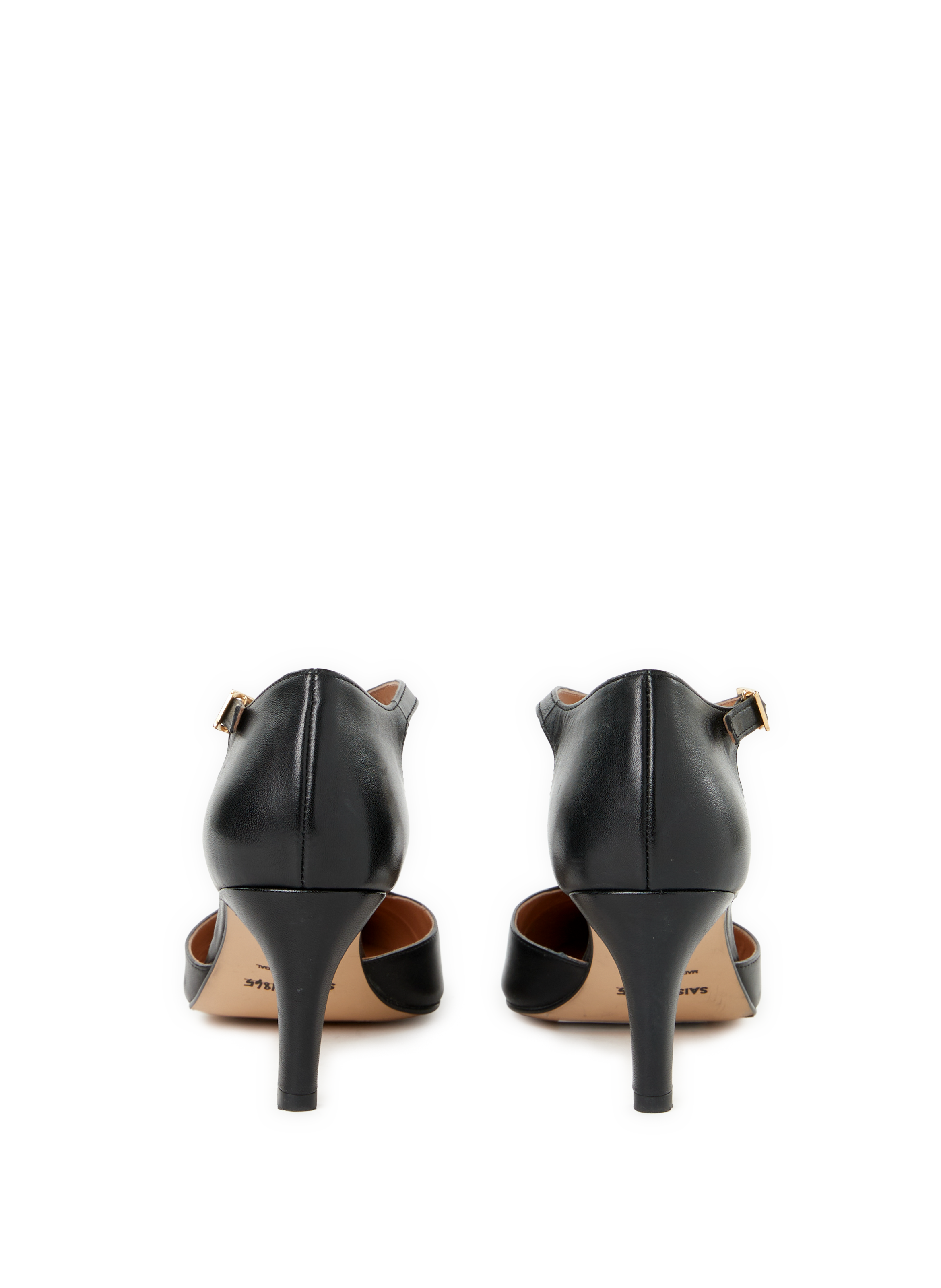 Escarpins Salomé en cuir  SAISON 1865 Noir