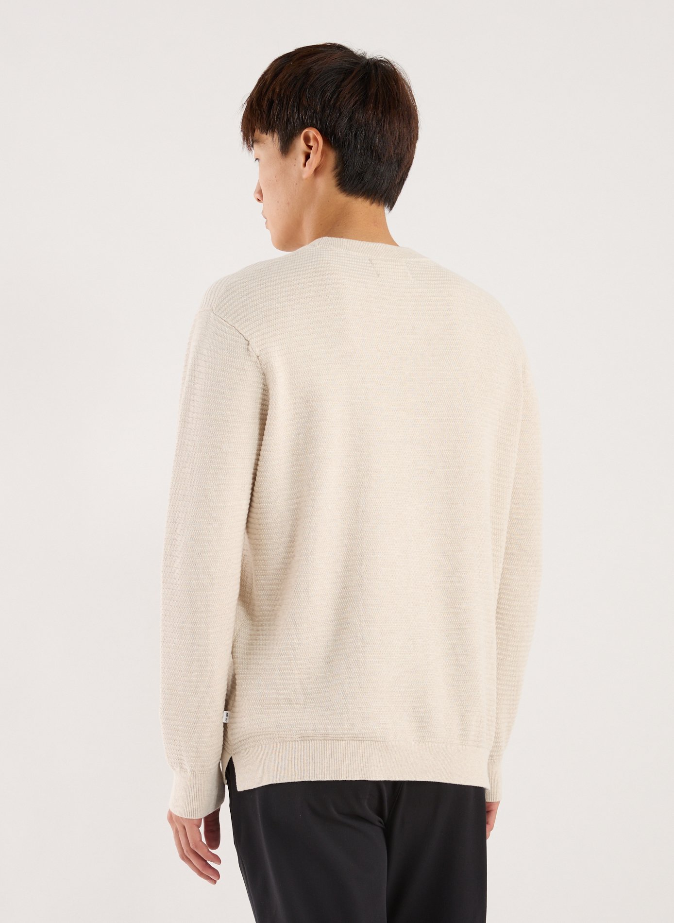 Ribbed cotton jumper NN.07 Beige