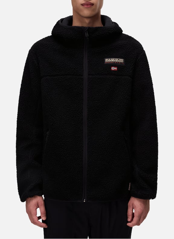 Fleece jacket Black by NAPAPIJRI NAPAPIJRI Fleece jacket Black