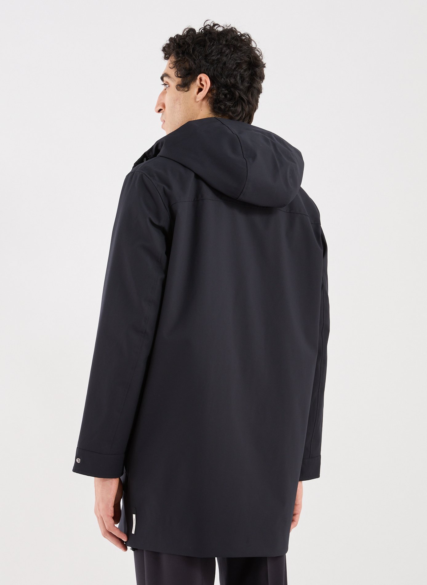 Parka col montant à capuche ARMANI EXCHANGE Bleu