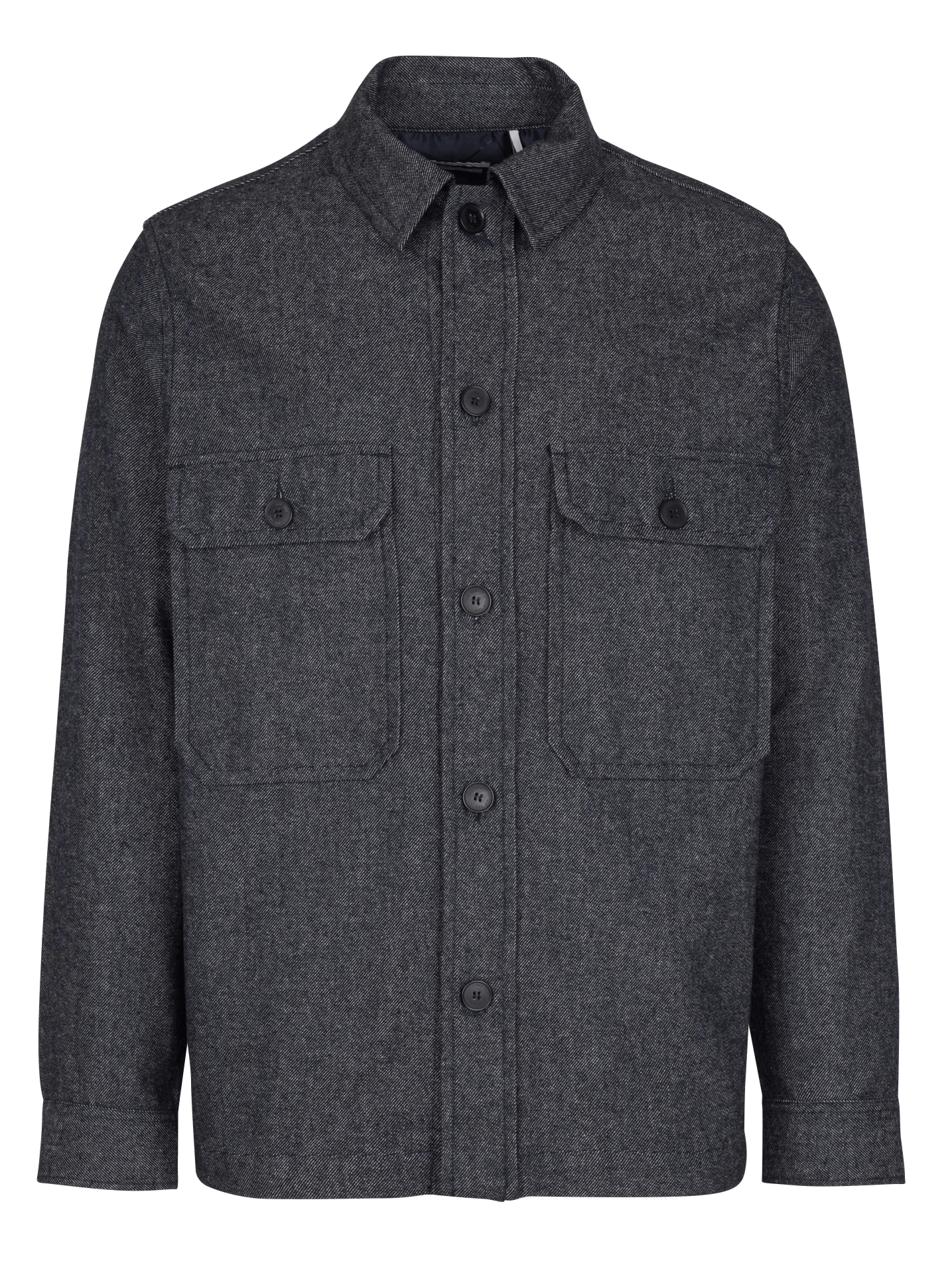 Surchemise droite en maille IKKS Bleu