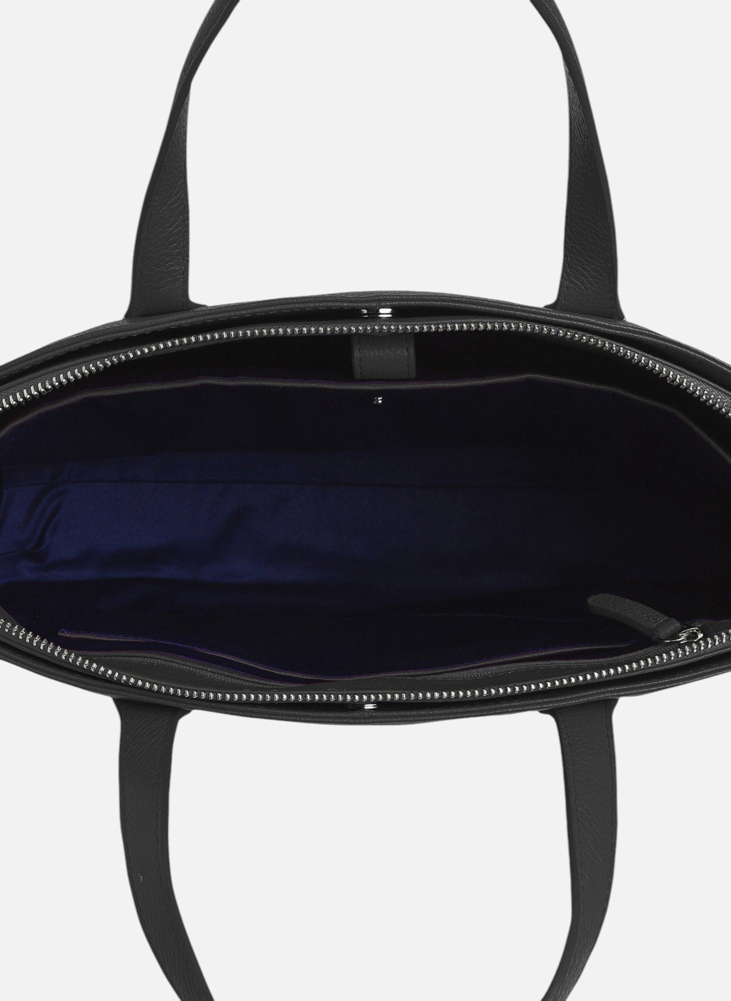 Porte documents 1 soufflet 14" sophie en cuir grainé Noir