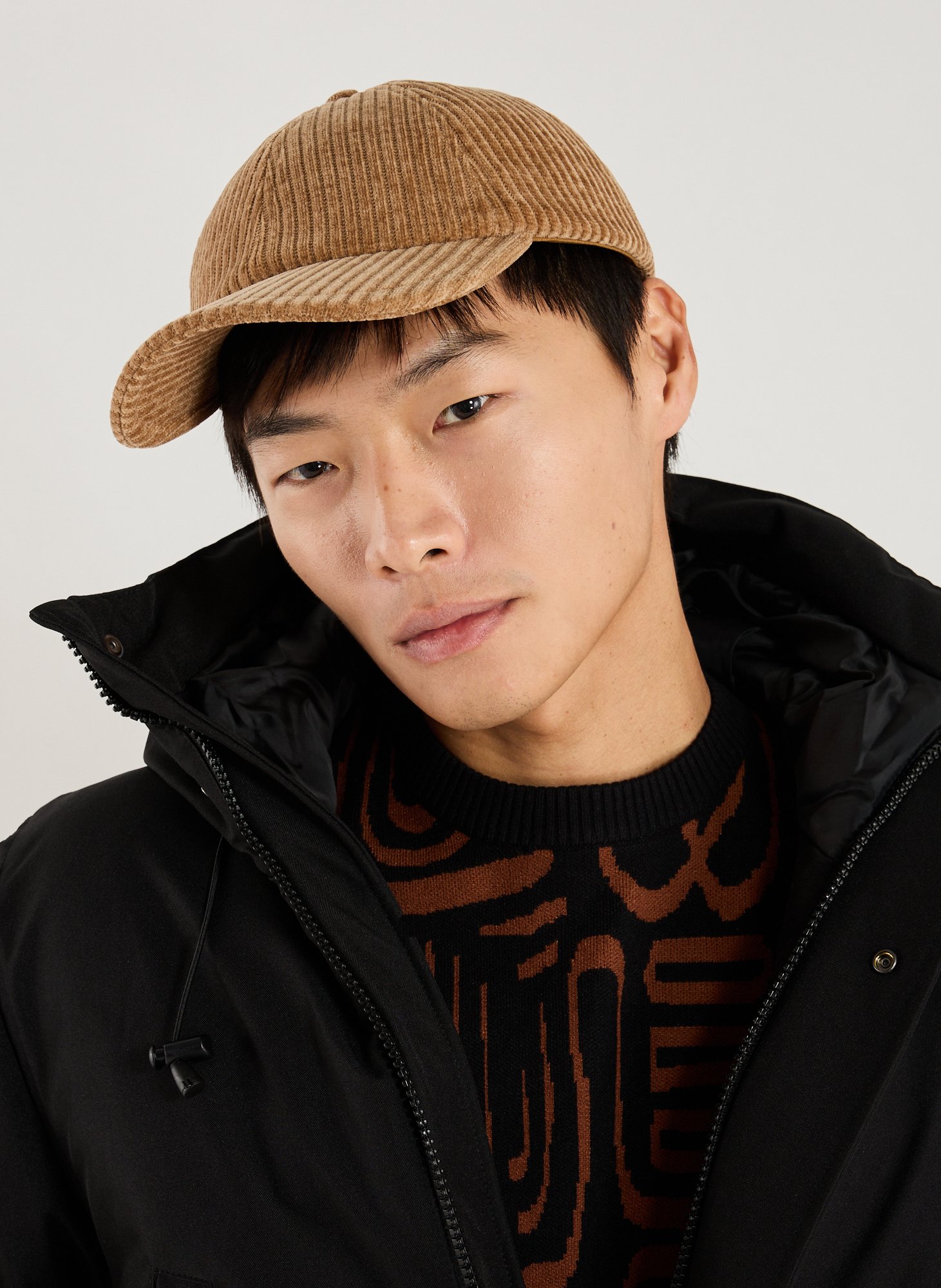 Corduroy baseball cap STETSON Beige