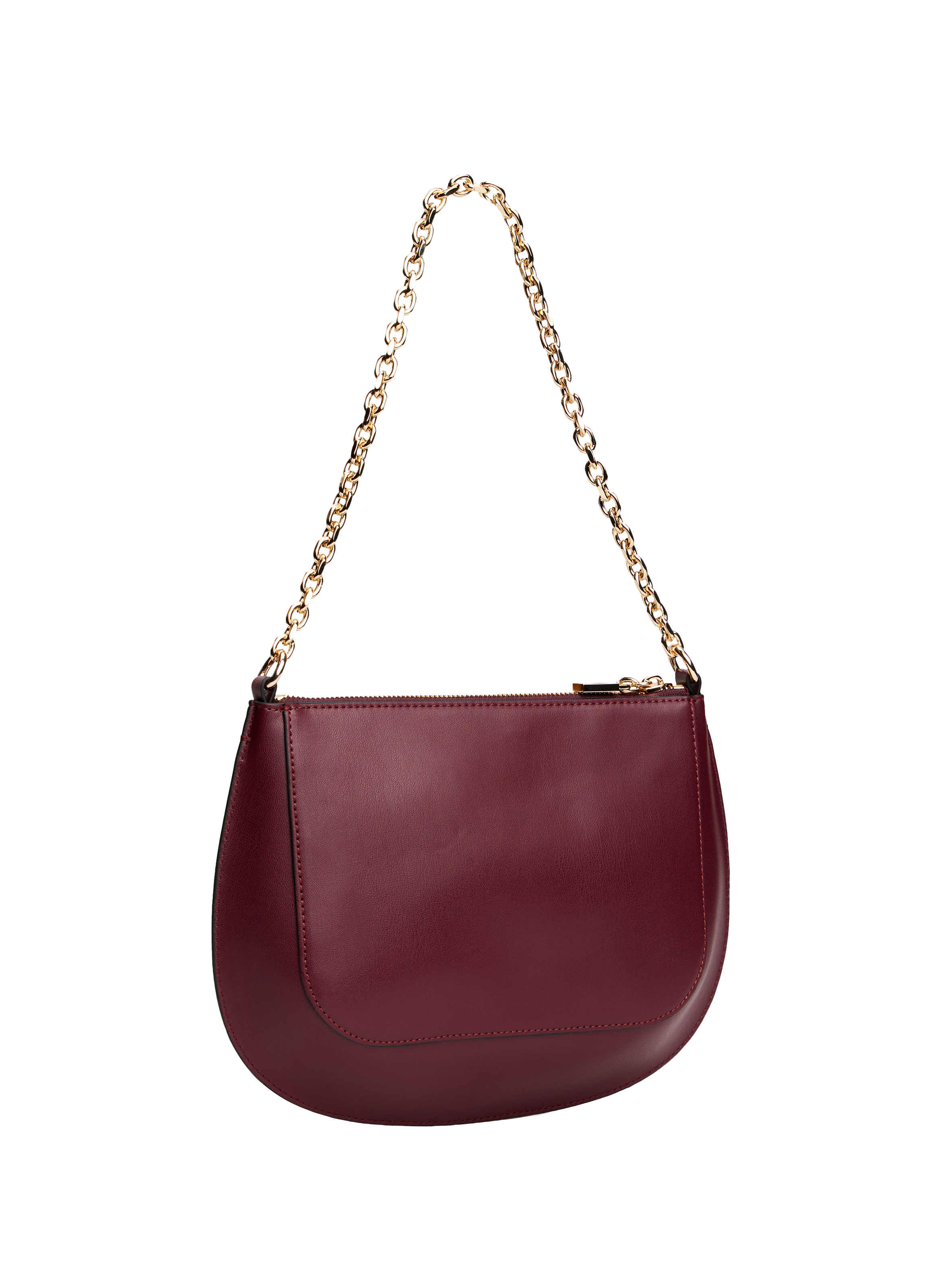 Shoulder bag with decorative chain TOMMY HILFIGER Red