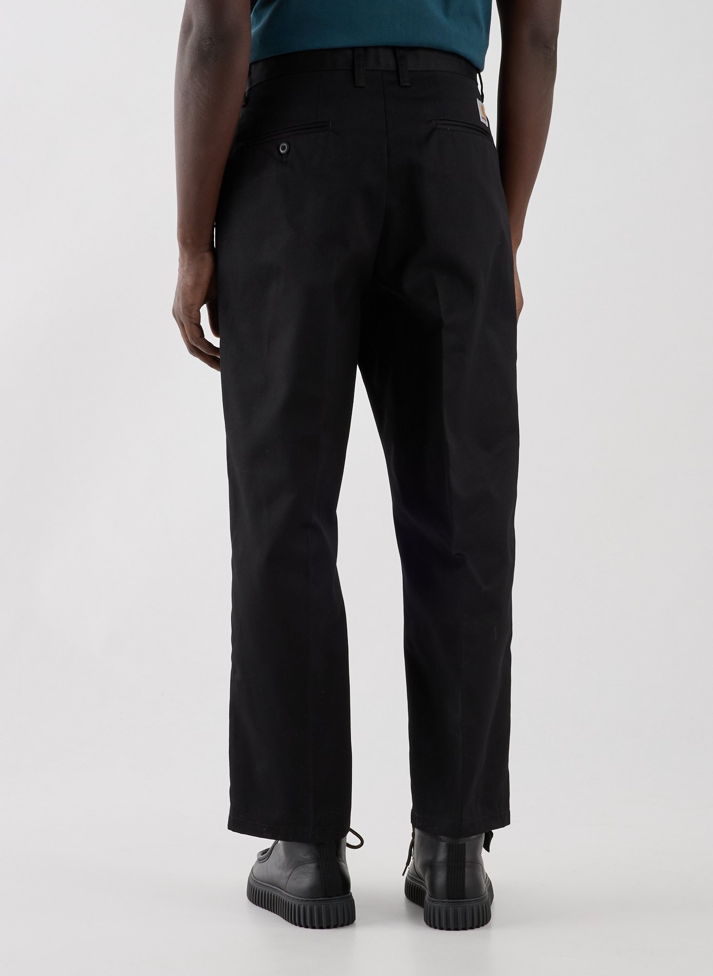 Straight pants with pleats CARHARTT WIP Black