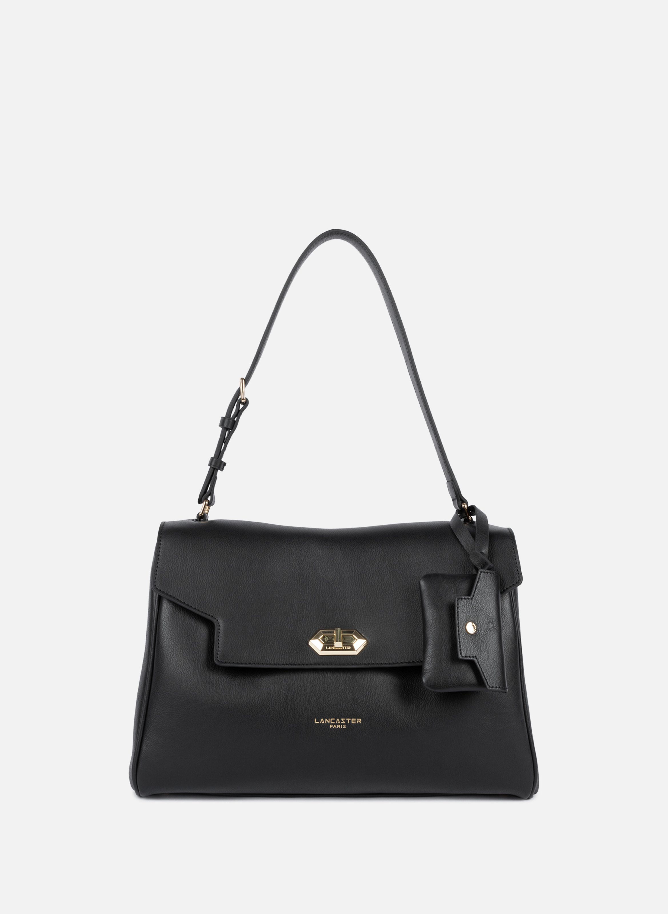 Grand sac cabas épaule - mademoiselle grace LANCASTER Noir