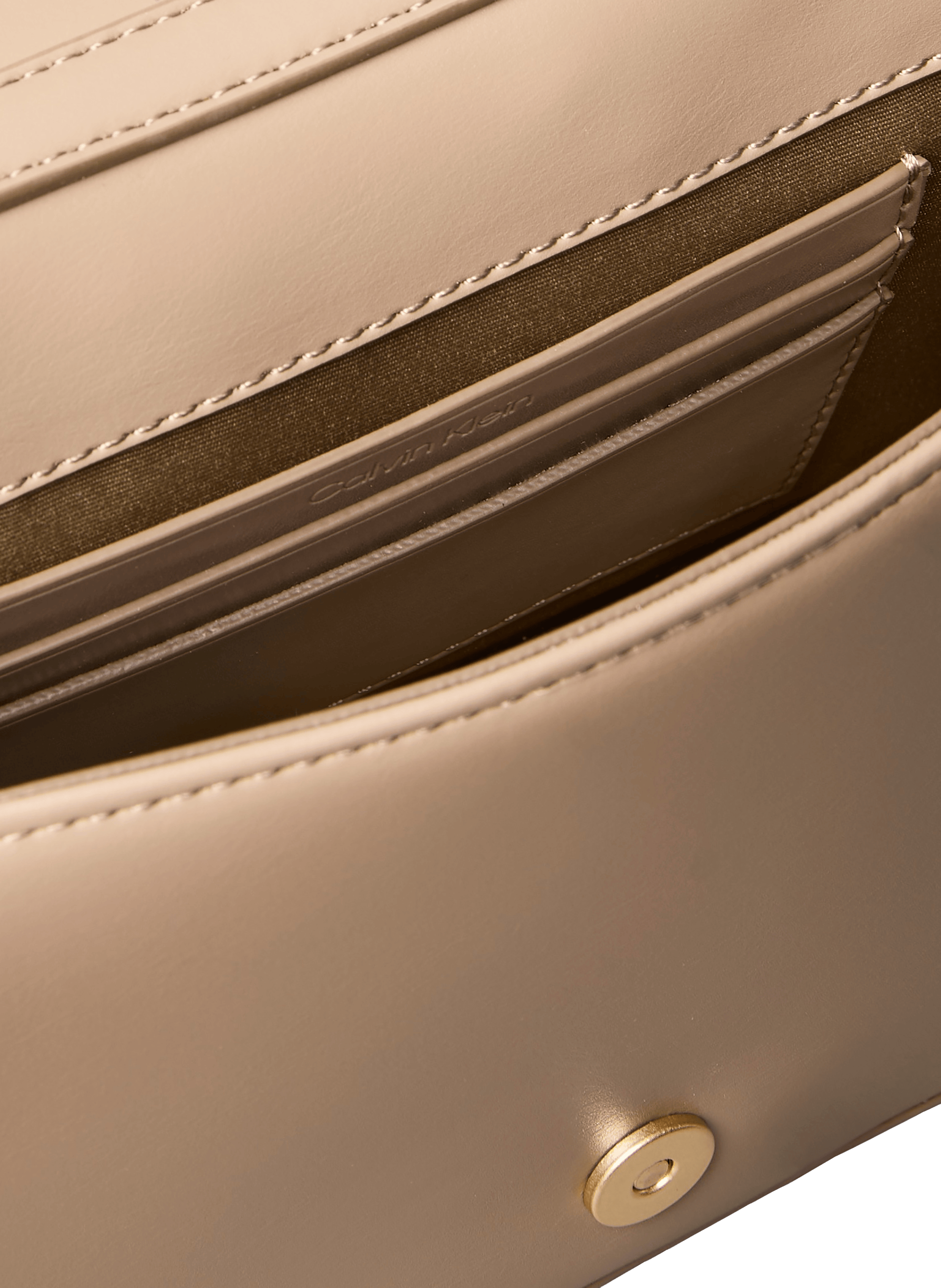 Quilted chain bag CALVIN KLEIN Beige