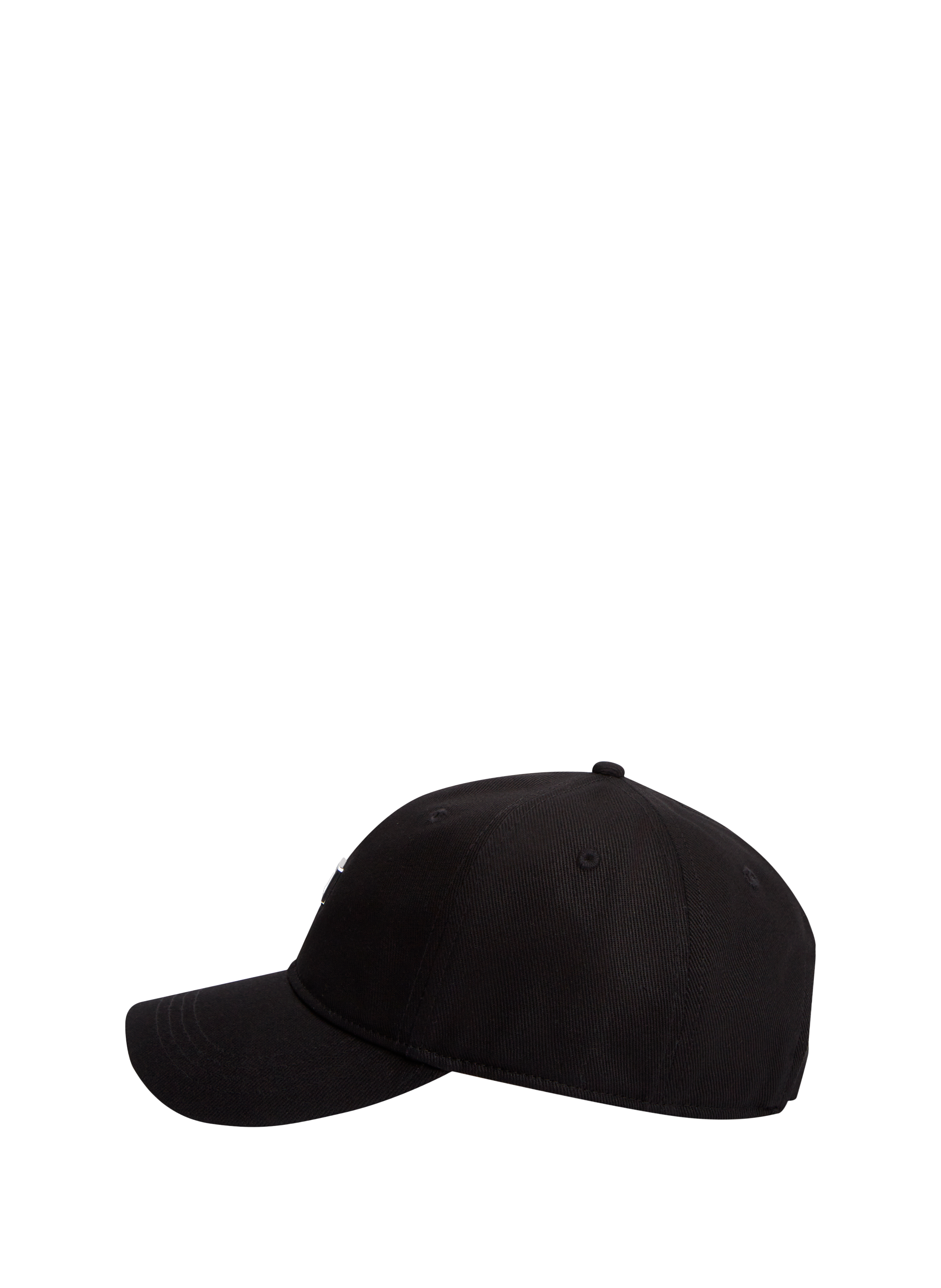 Cotton Logo Baseball Cap TOMMY HILFIGER Black