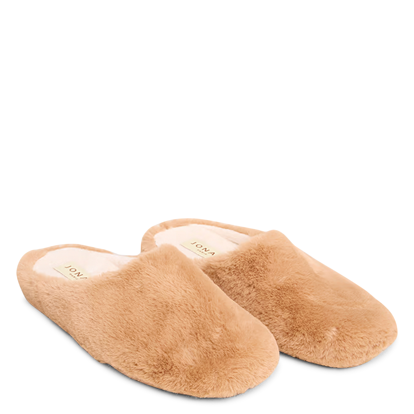 Chaussons effet fourrure jude JONAK Marron