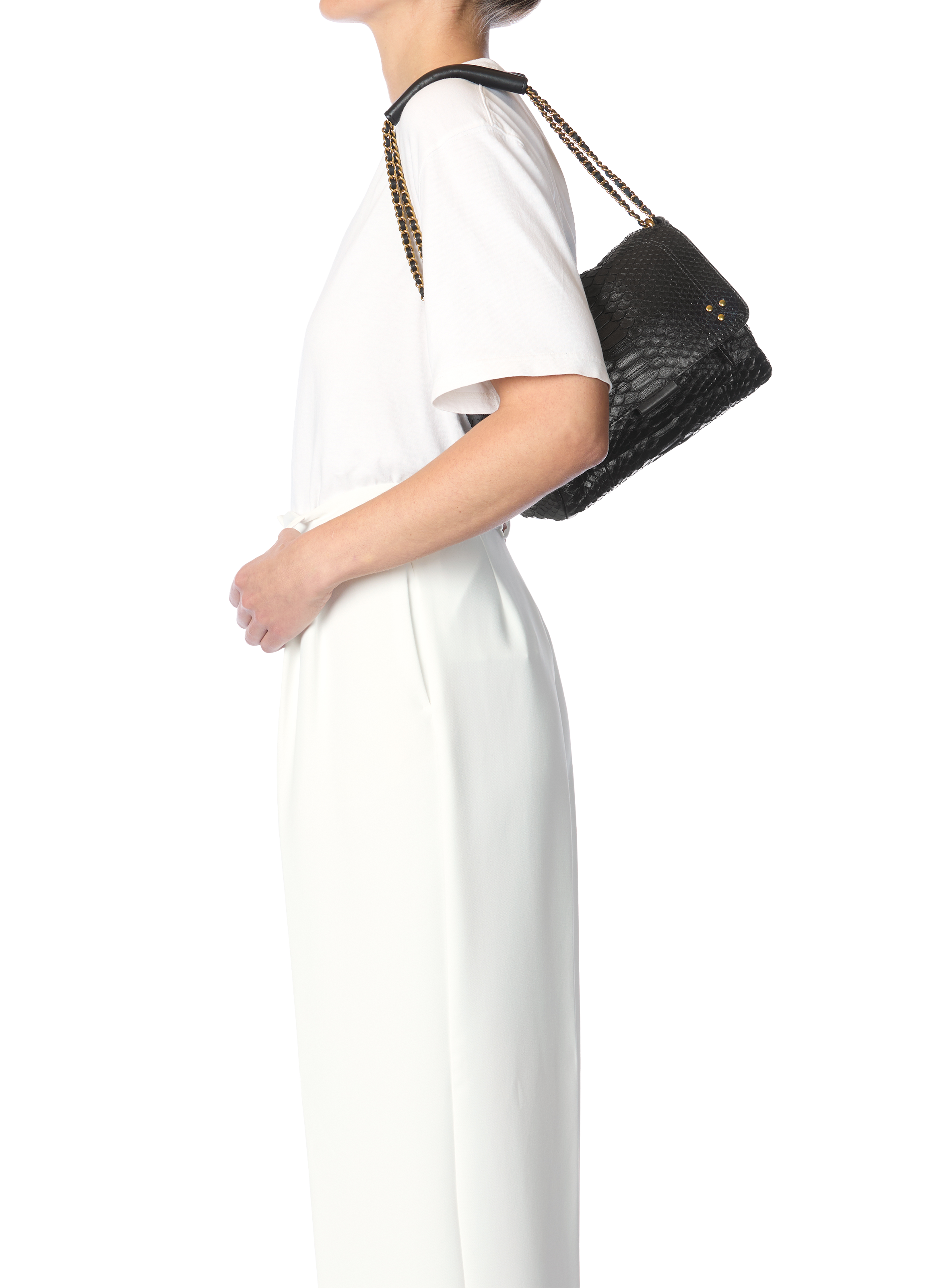 Lulu leather bag JÉRÔME DREYFUSS Black