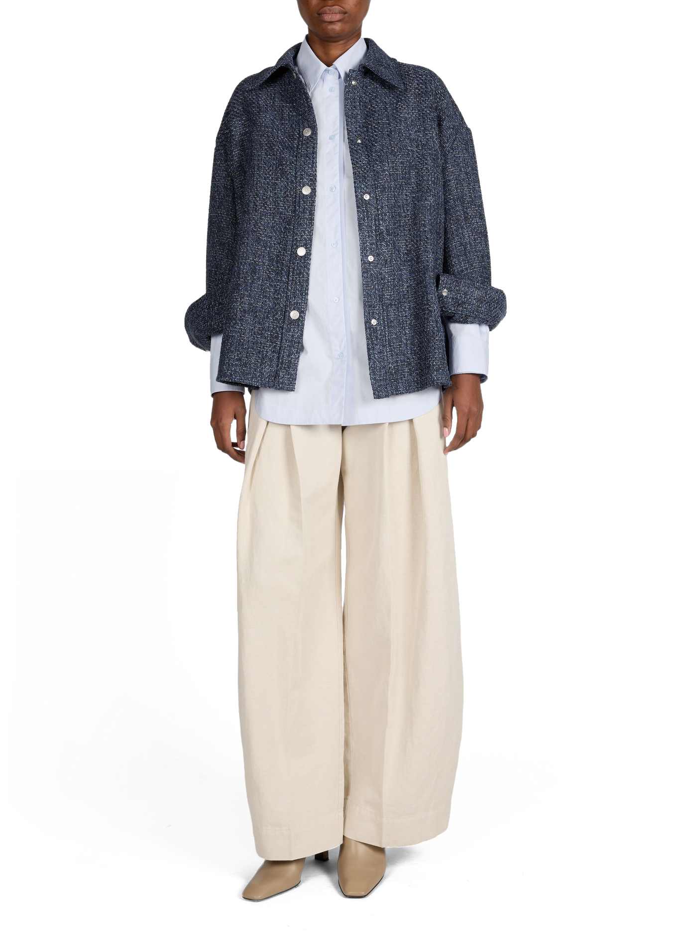 Oversized shirt BOSS Blue