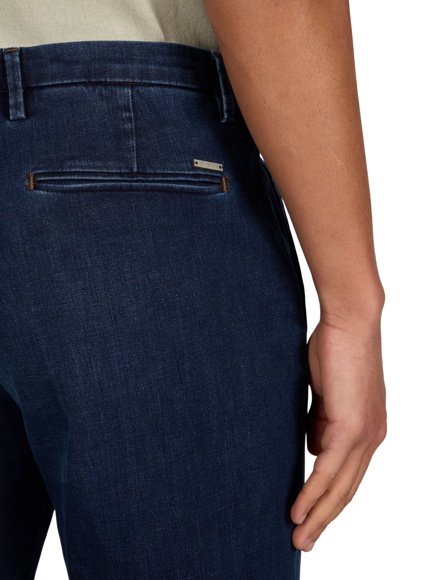 Cotton-blend jeans CORNELIANI Blue