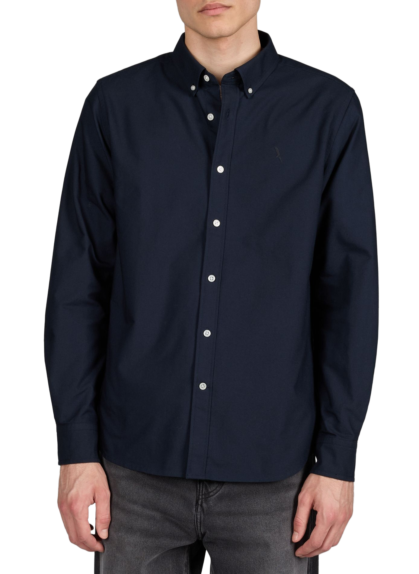 Empire straight shirt in blended cotton AIGLE Blue