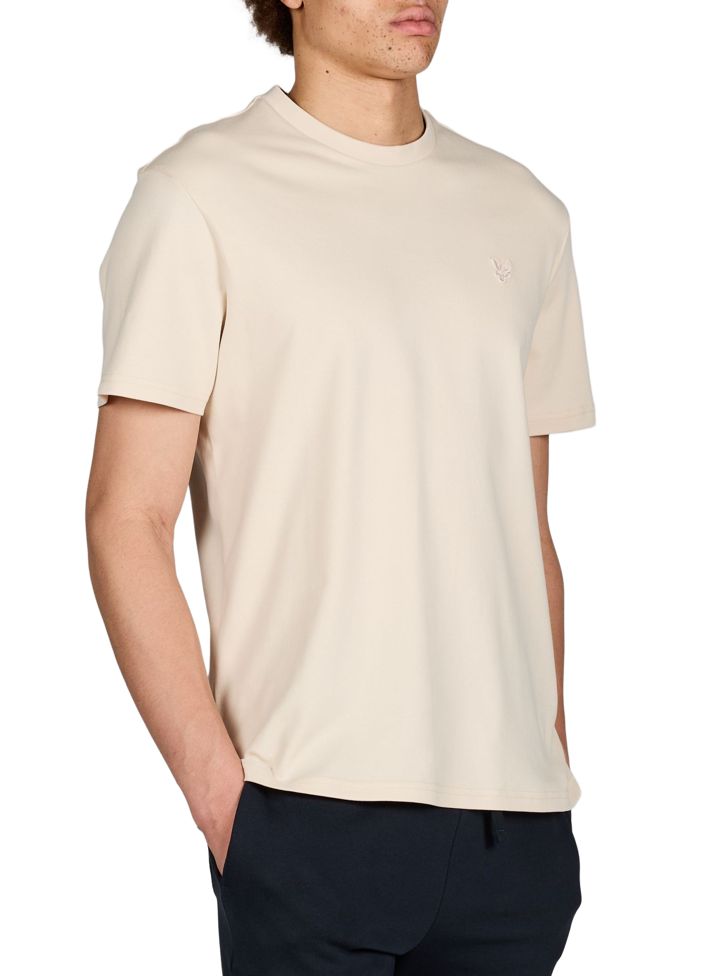 T-shirt en coton LYLE & SCOTT Beige