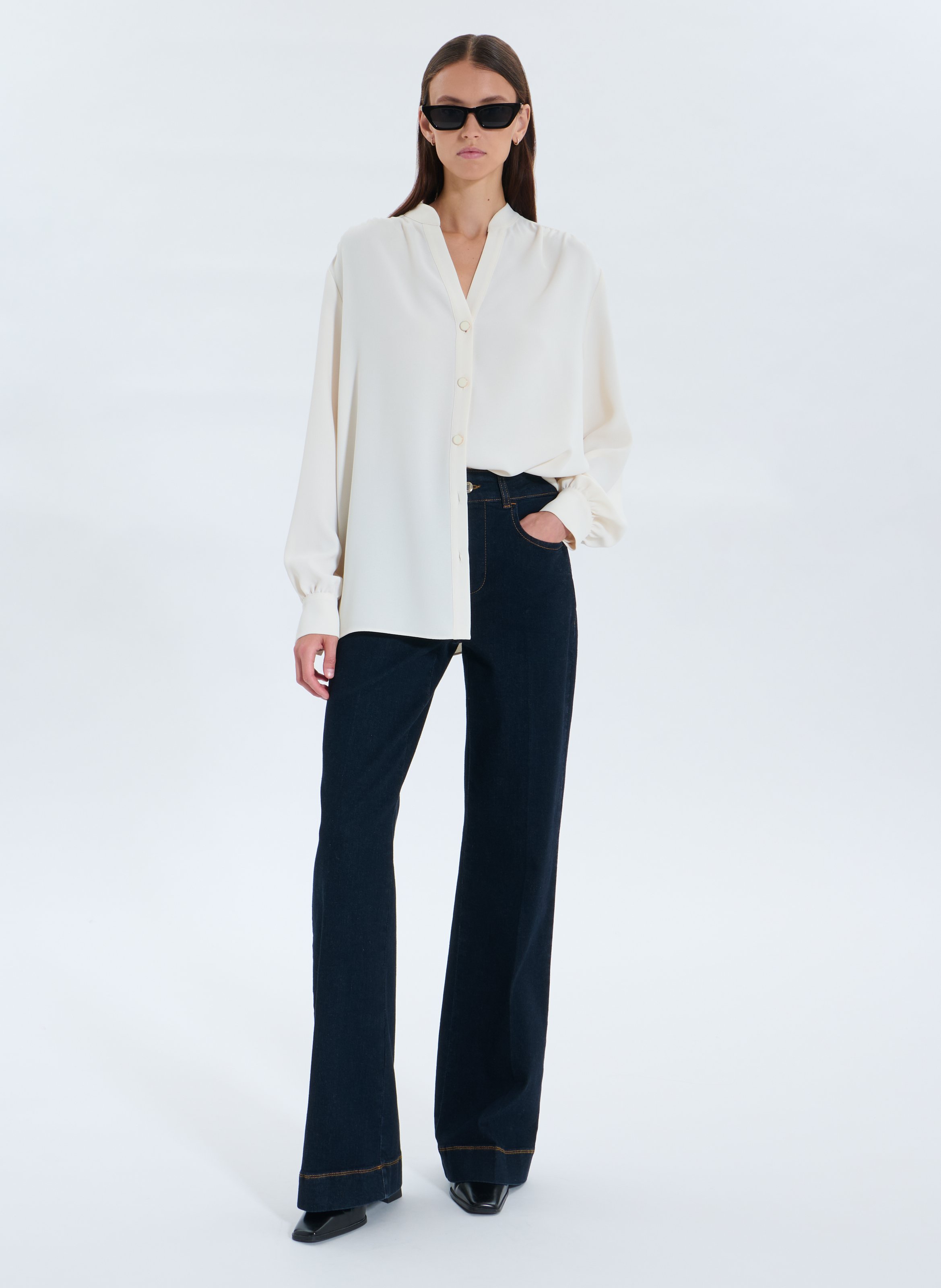 Top  tiberina ZAPA Blanc