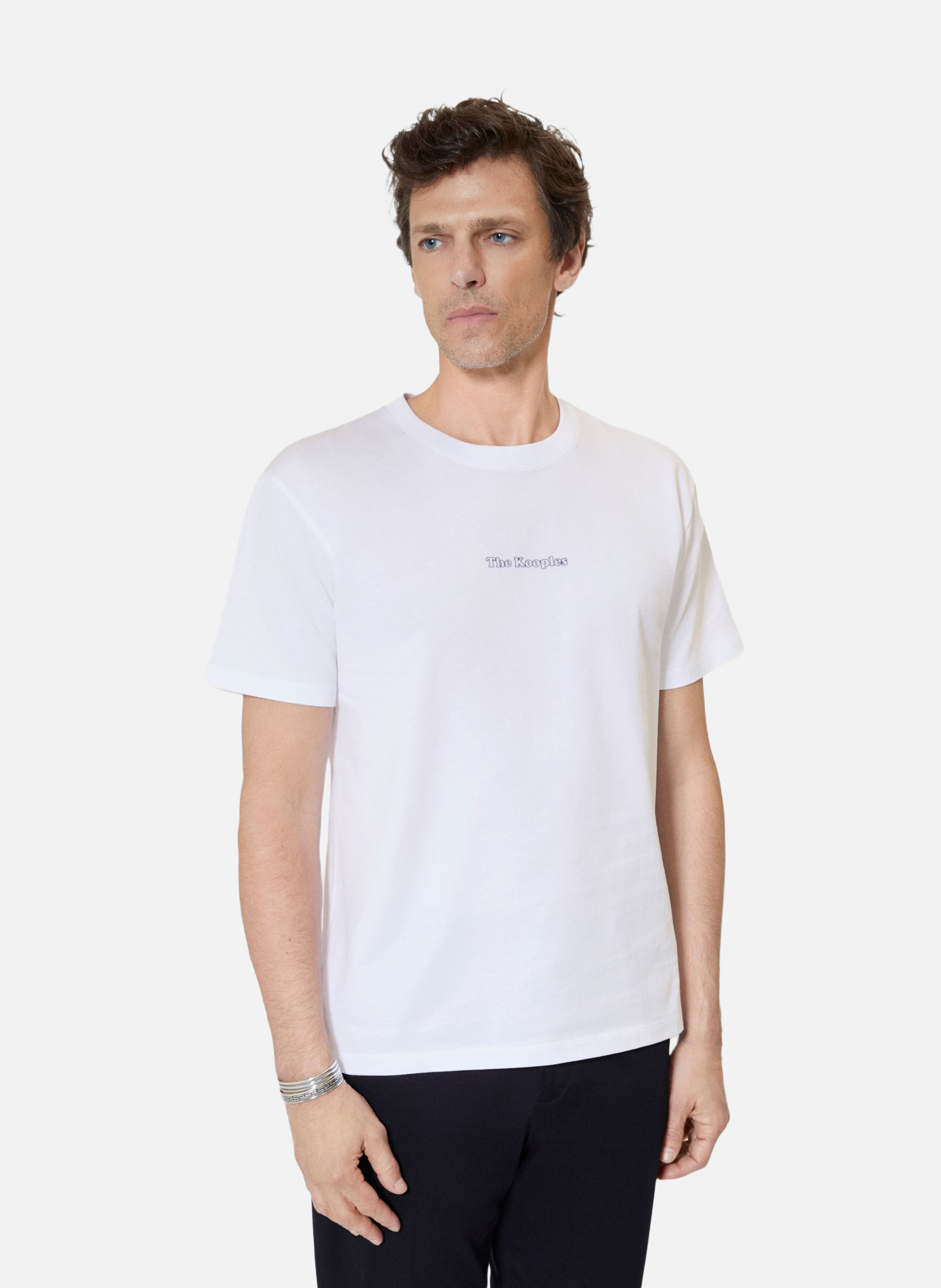 T-shirt avec logo détouré THE KOOPLES Blanc