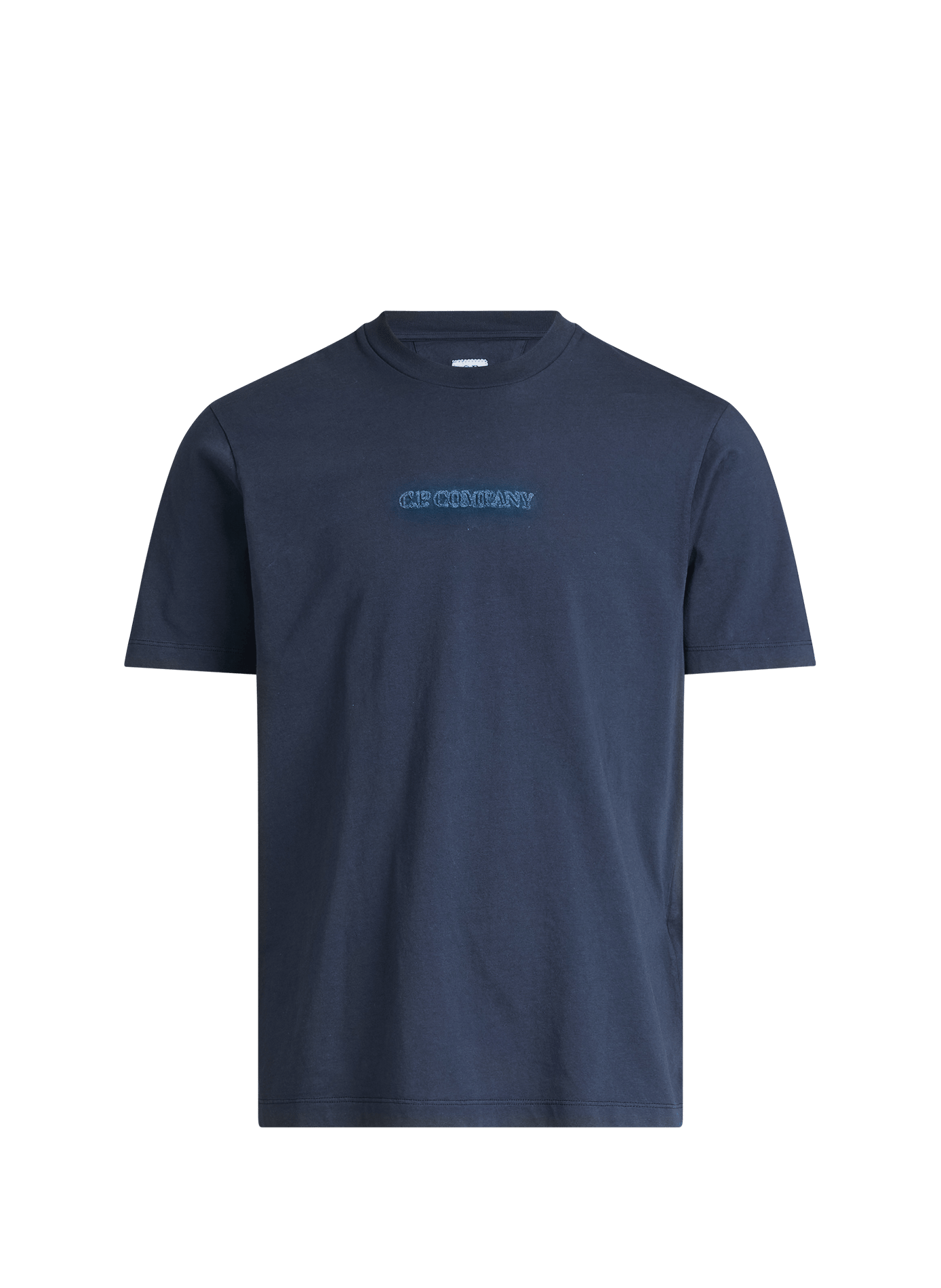 T-shirt imprimé en coton CP COMPANY Bleu