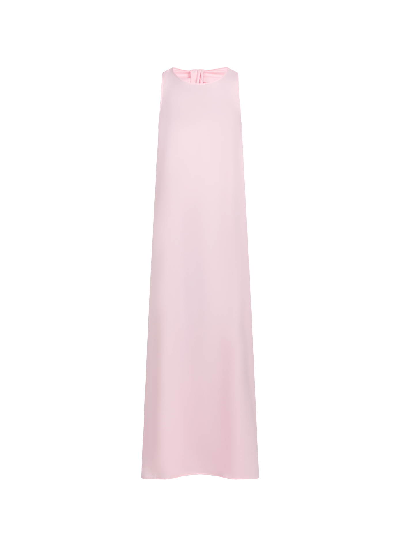 Satin sleeveless long dress VISTELLA Cherry blossom