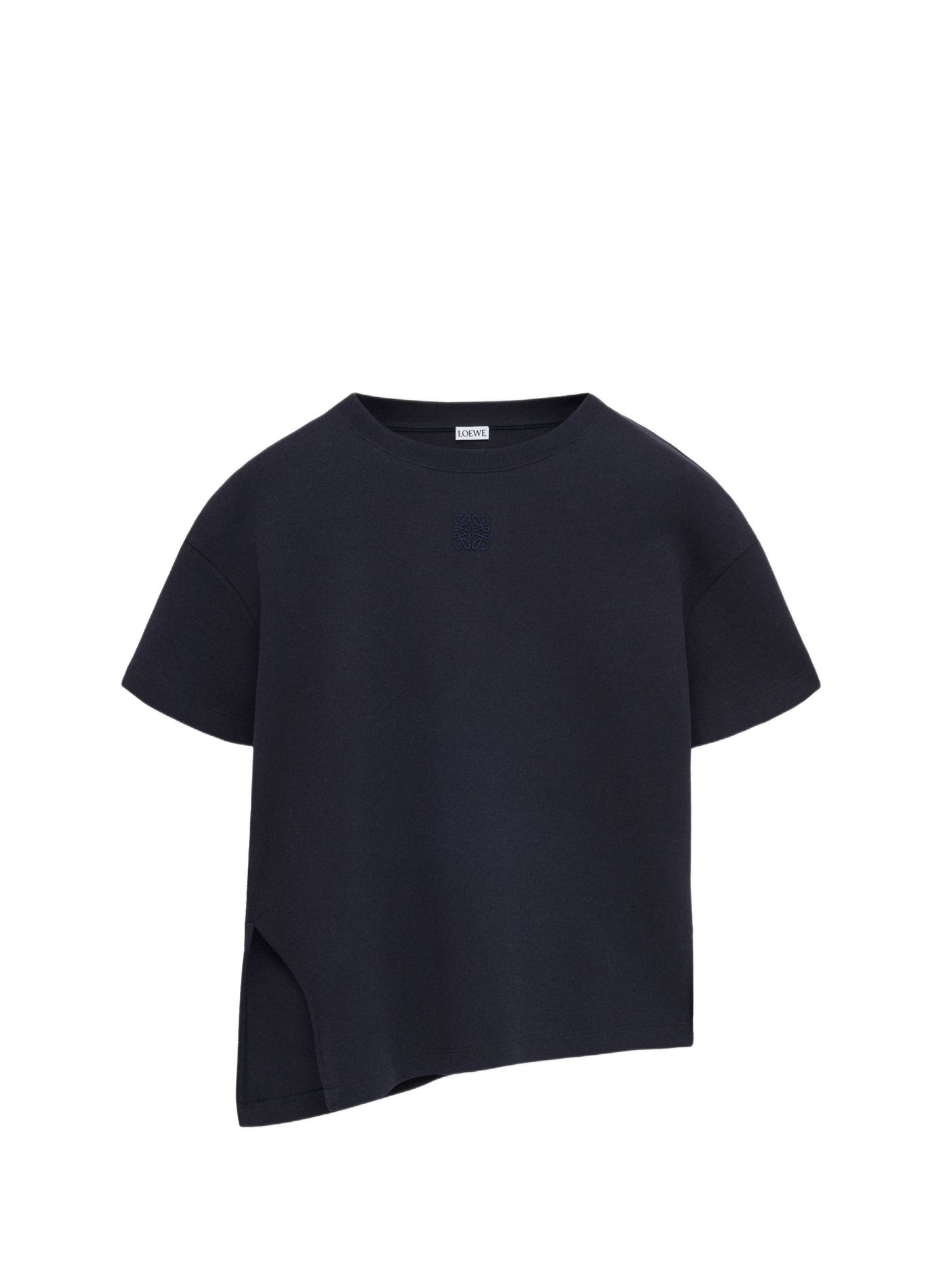 Asymmetrisches T-Shirt aus Baumwollmischung LOEWE Blau