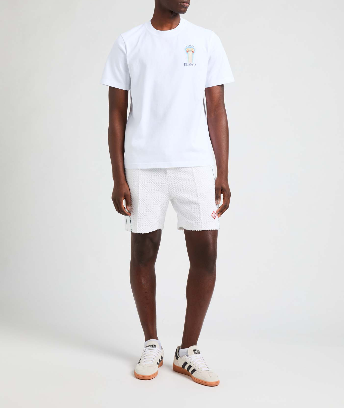 T-shirt The Column CASABLANCA PARIS White