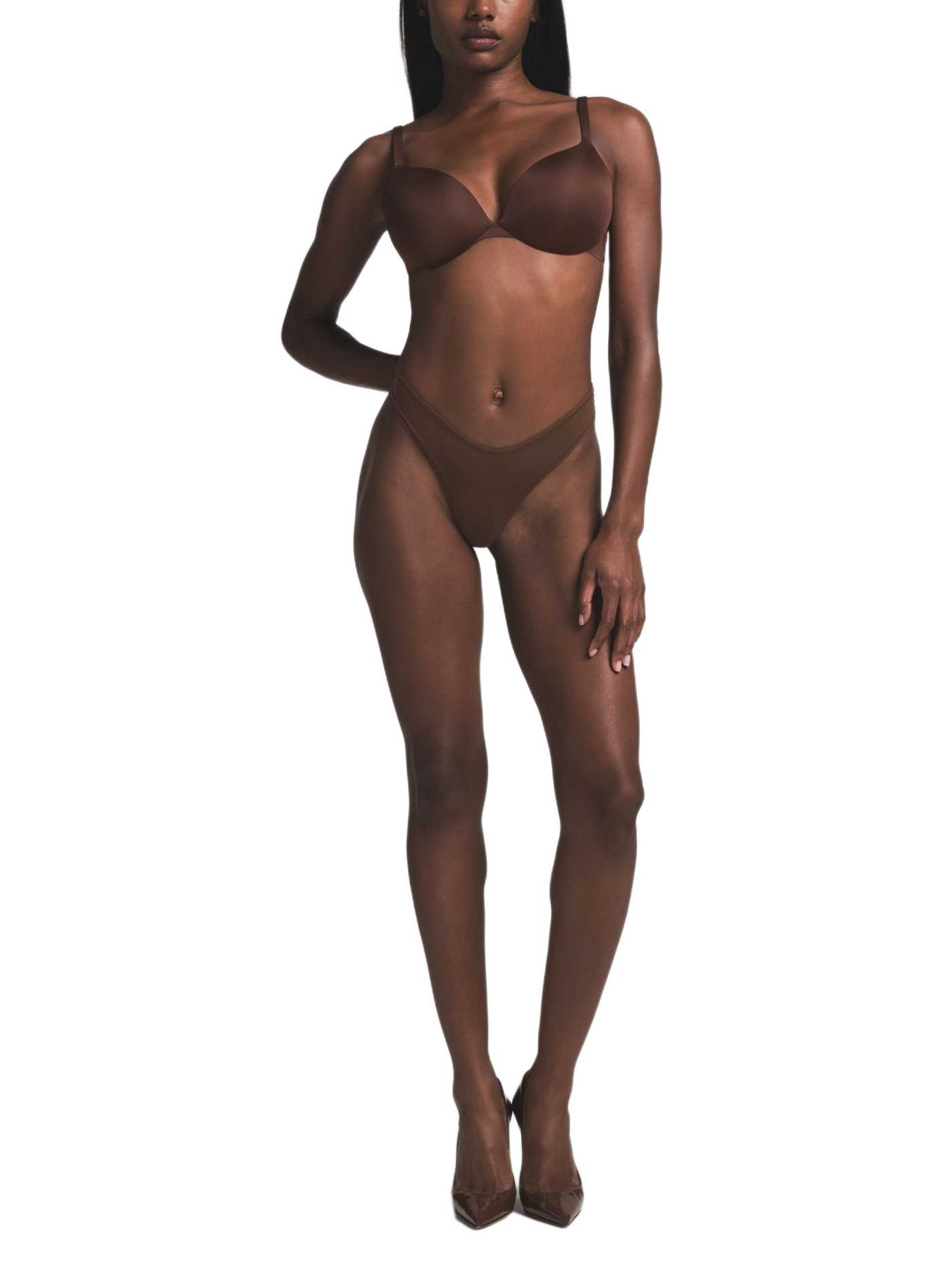 Solid push-up bra SKIMS Brown