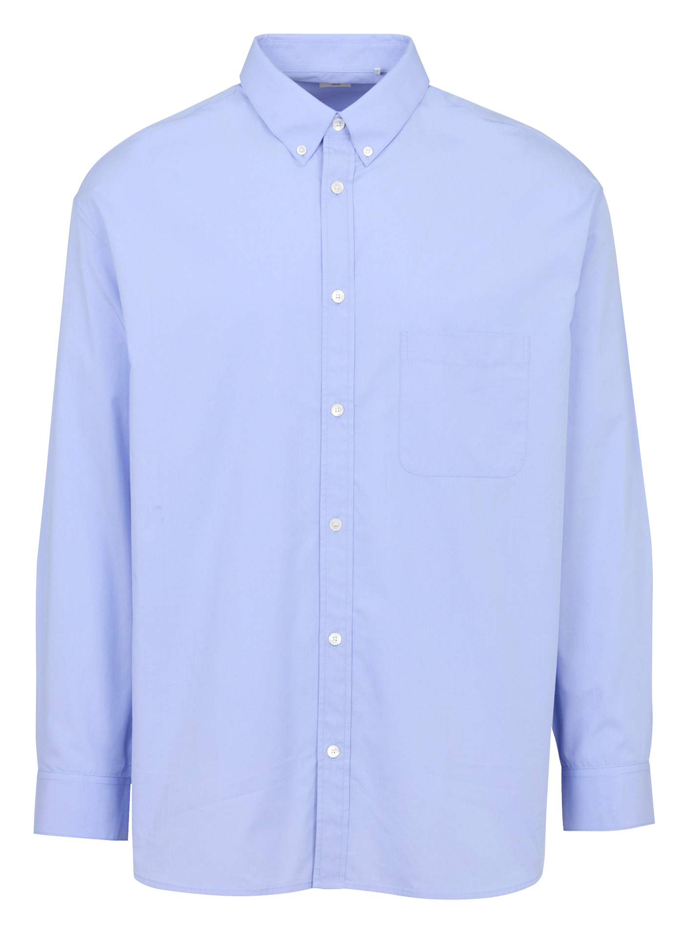 Chemise ample col américain en coton IKKS Bleu