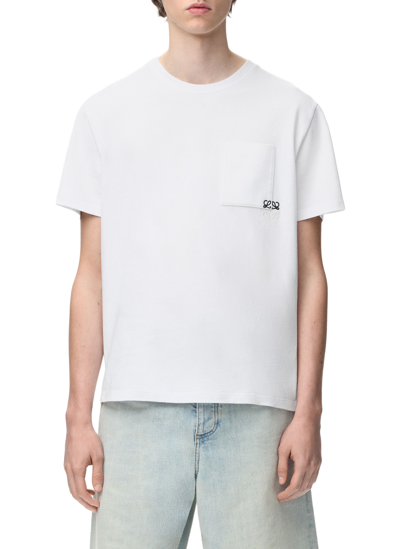 T-shirt décontracté en coton LOEWE Weiss